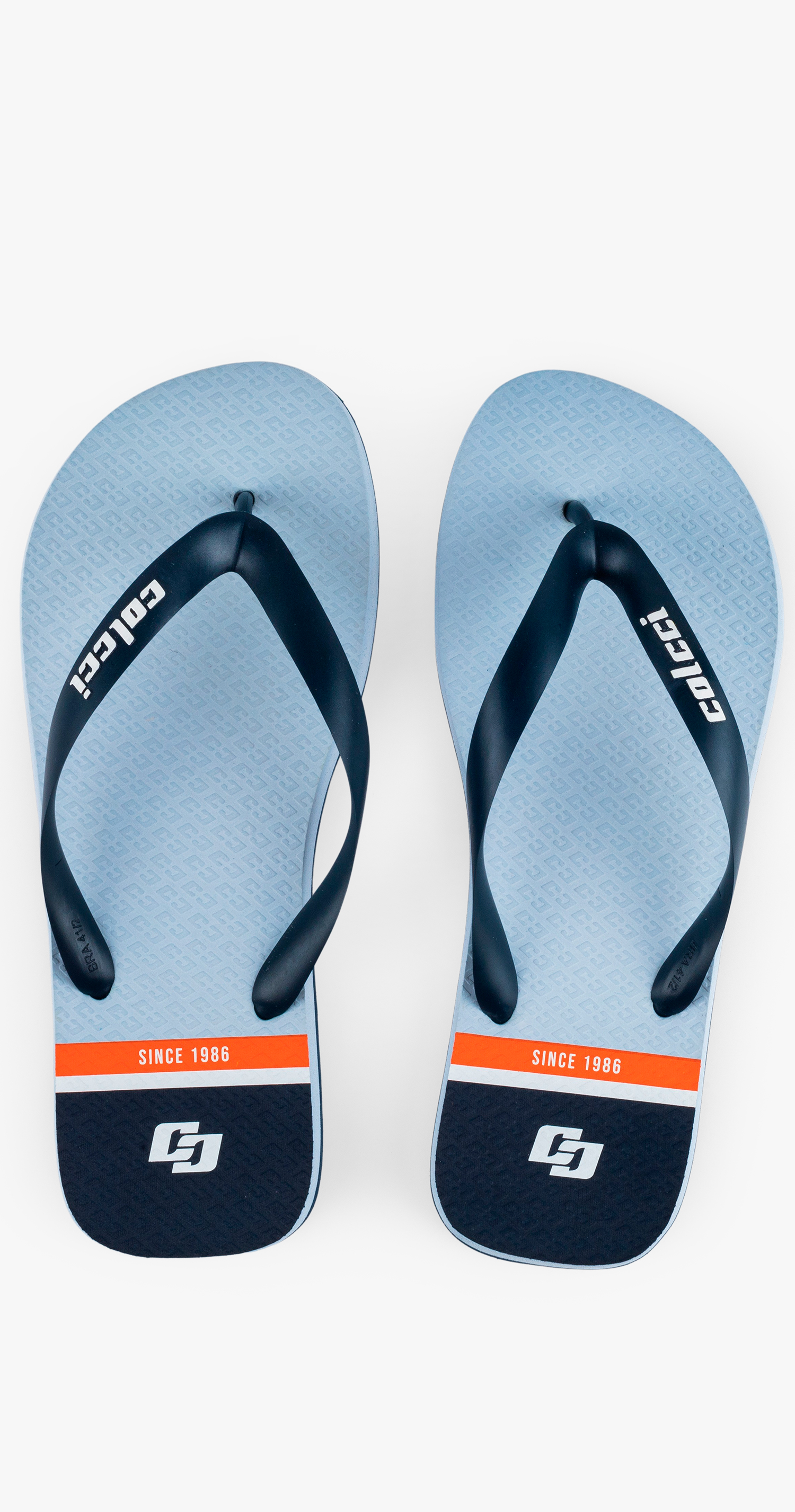 CHINELO MASC COLCCI NAVY TRICOLOR 39-40 CAFE
