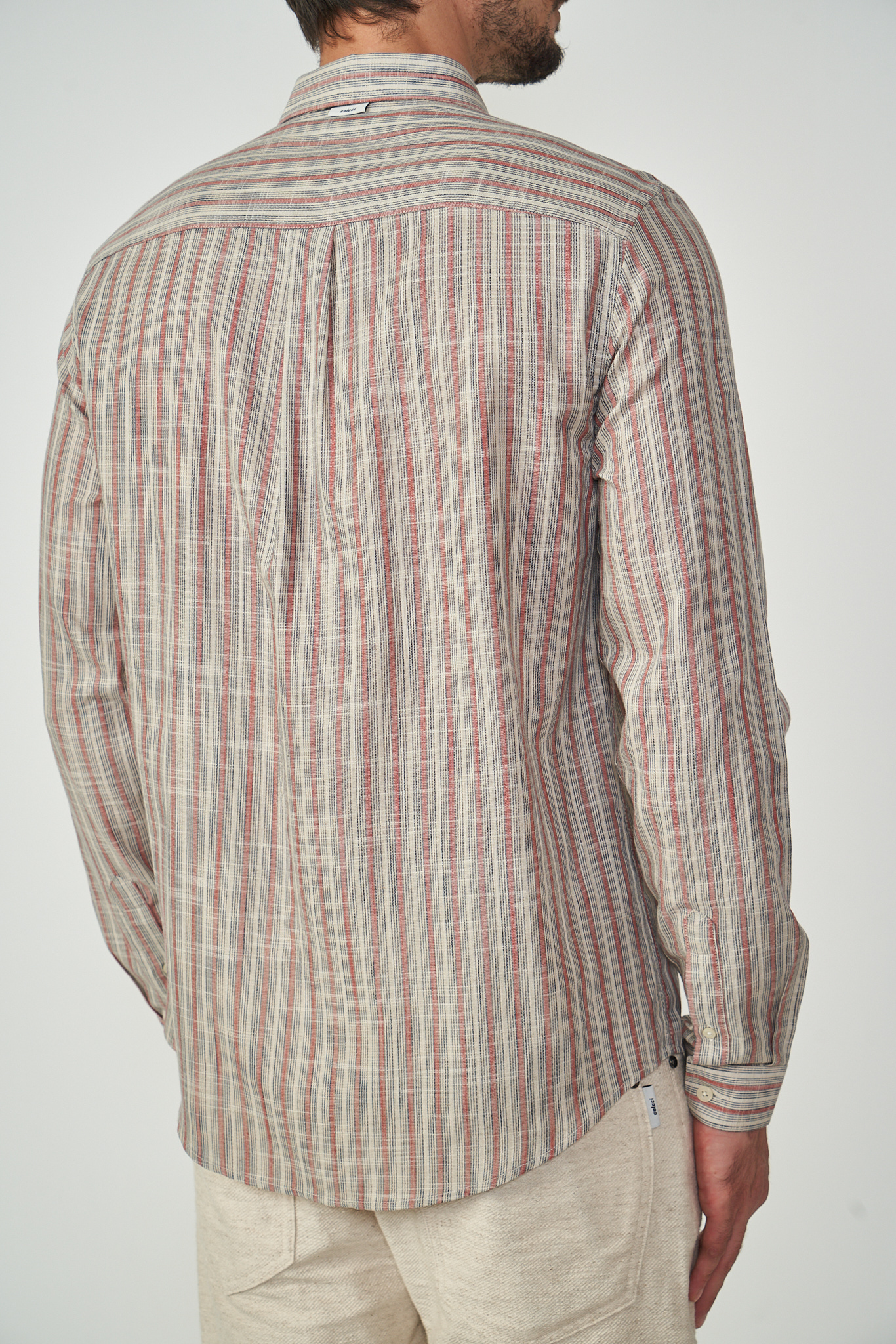 CAMISA LINHO LISTRADA RELAX P LISTRADO