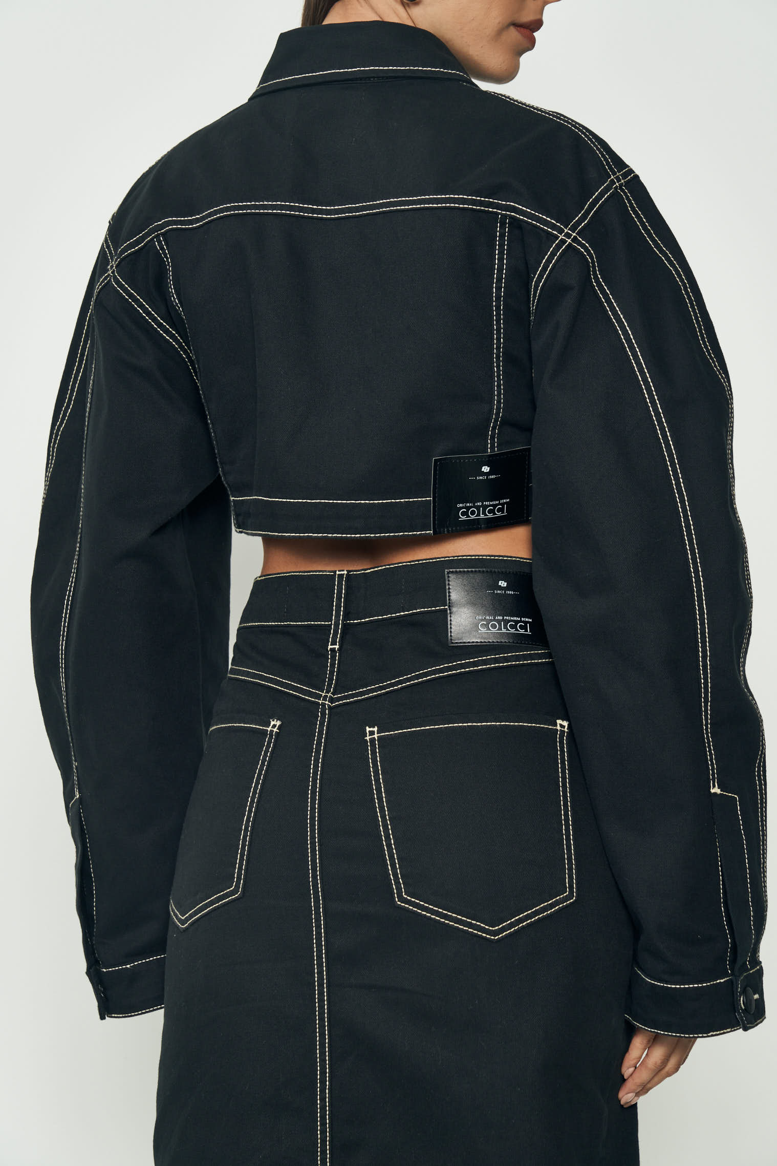 JAQUETA SARJA PP PRETO