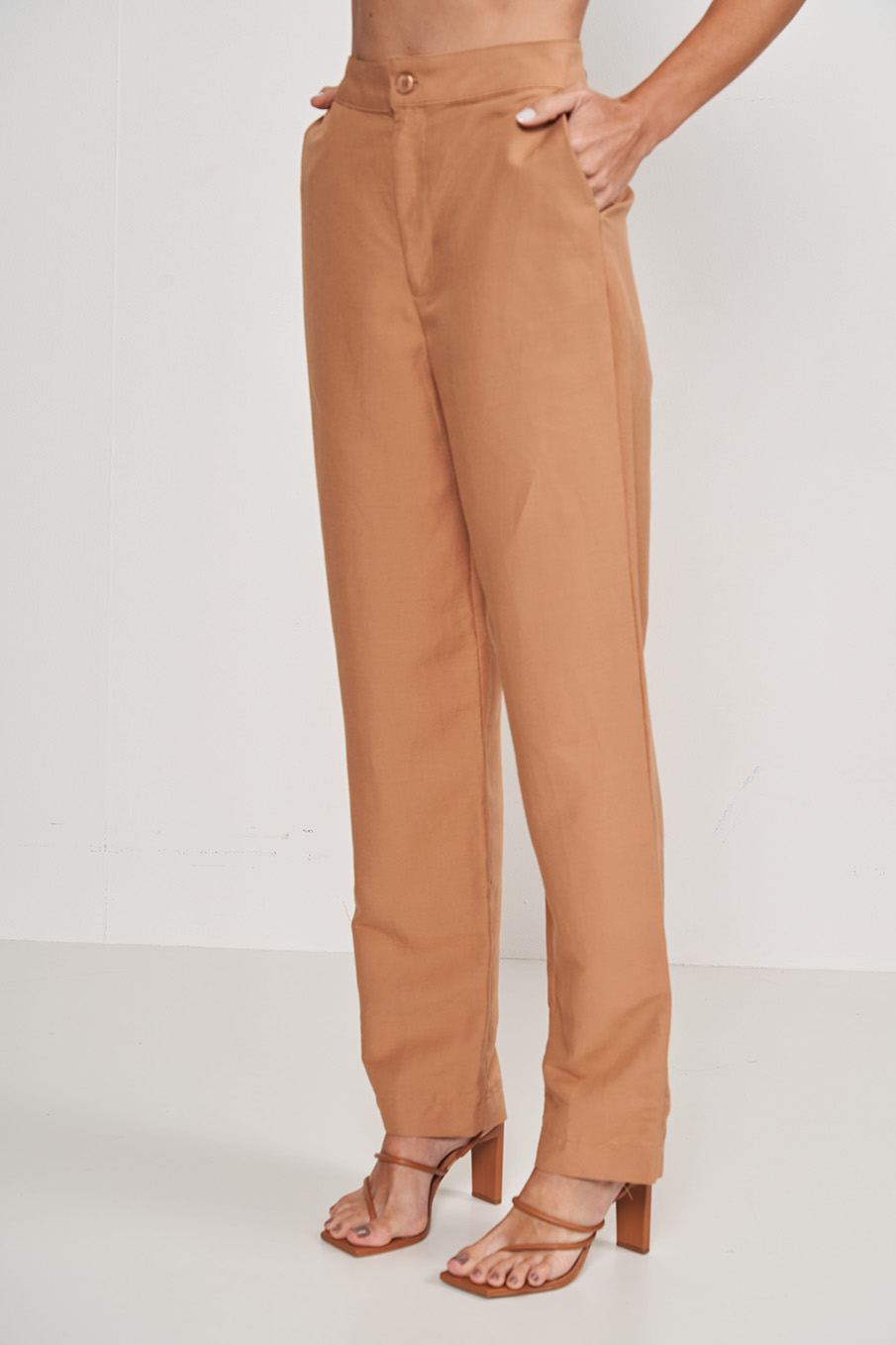 CALÇA LINHO 36 PRETO