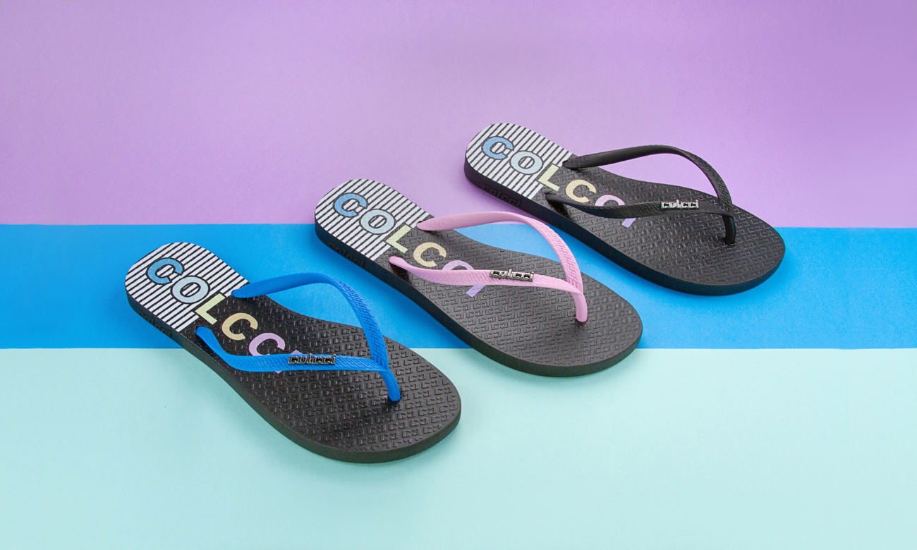 SANDALIA FEM COLCCI COLORIDA 35-36 AZUL DAYLIGHT