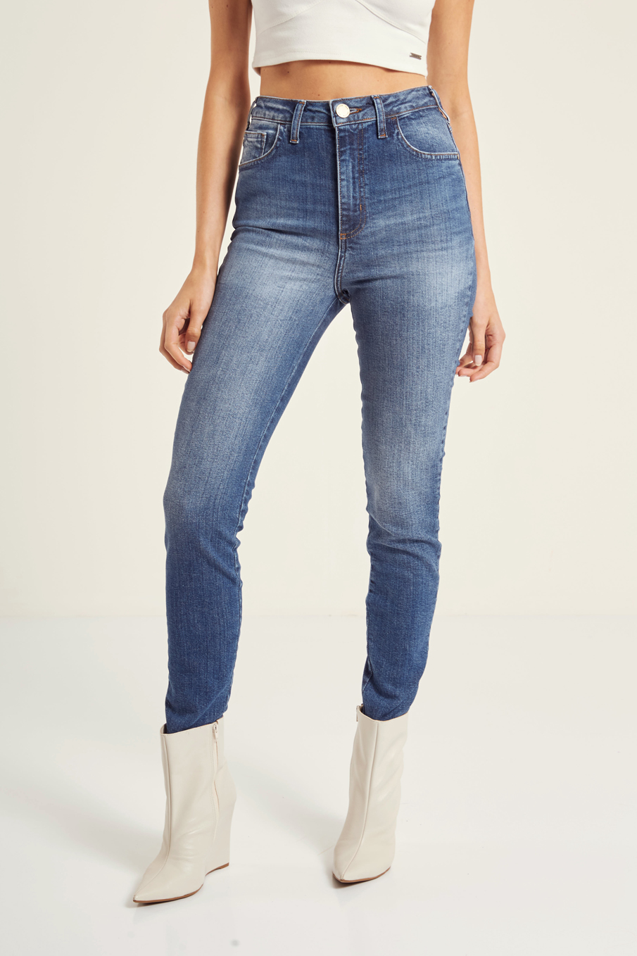 CALÇA JEANS GISELE 38 INDIGO