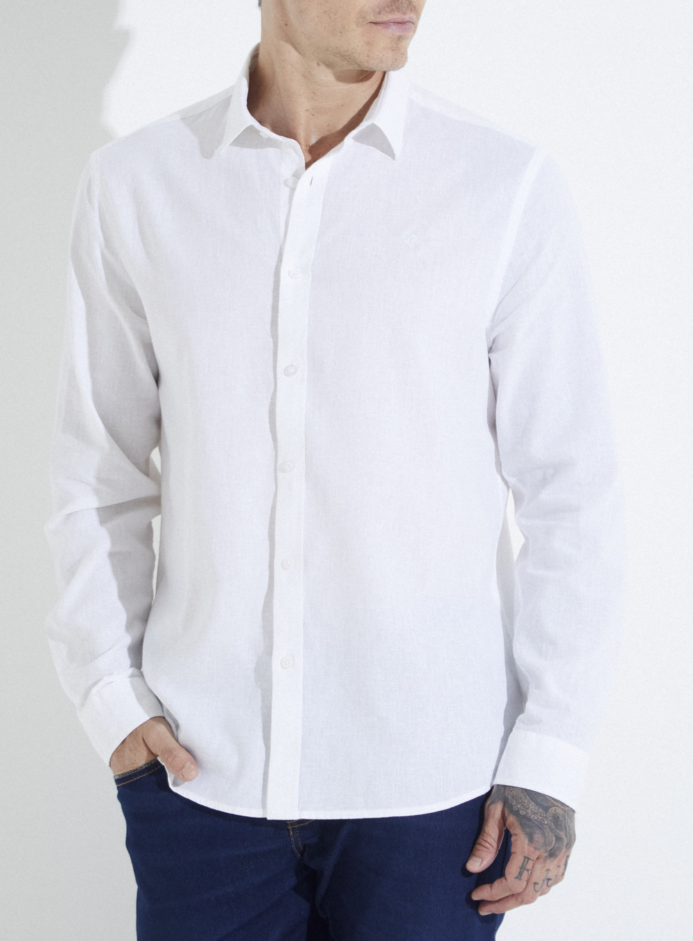 CAMISA LINHO RELAX P BEGE INCENSE