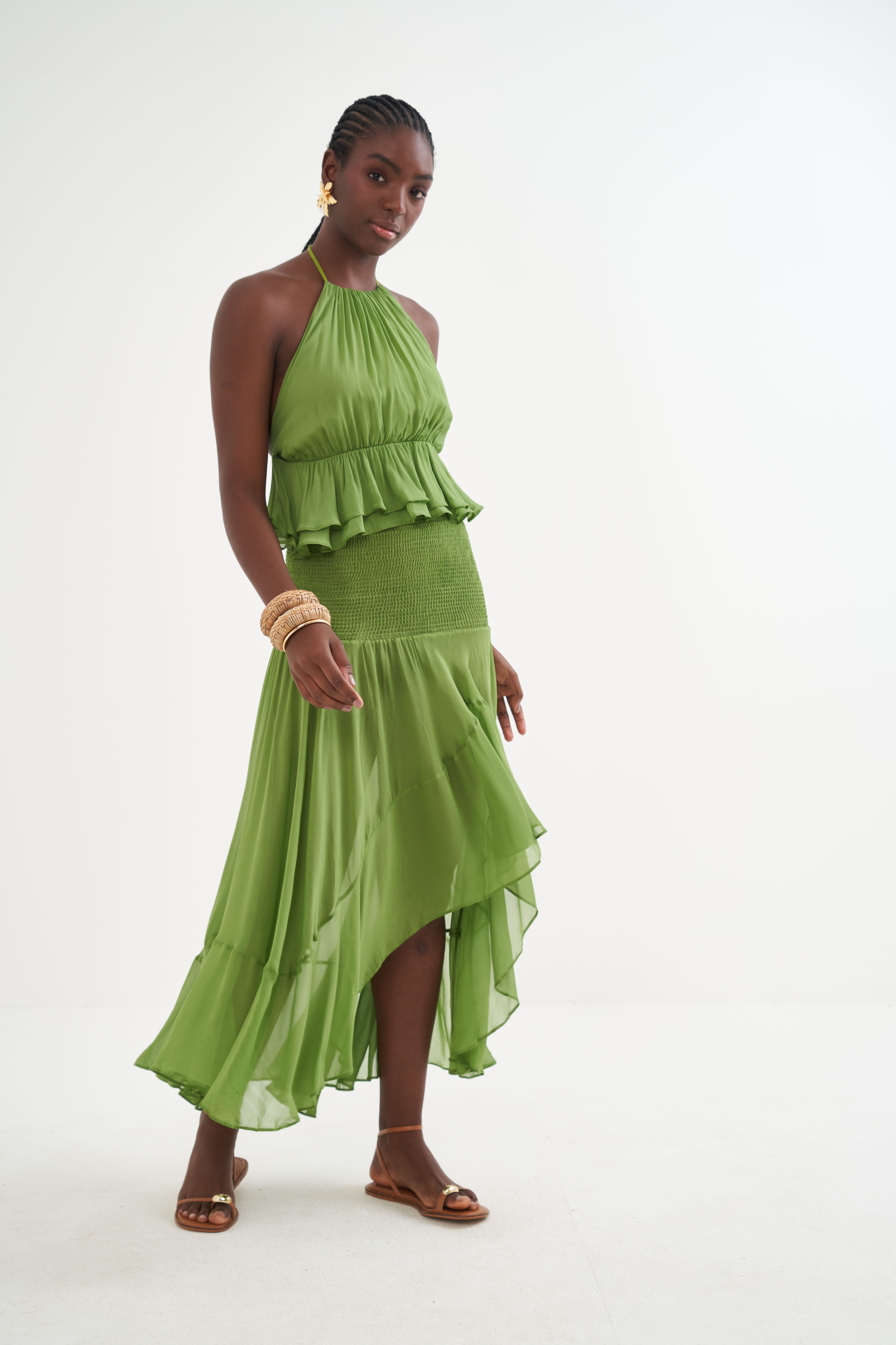 BLUSA COLCCI P VERDE YUCA