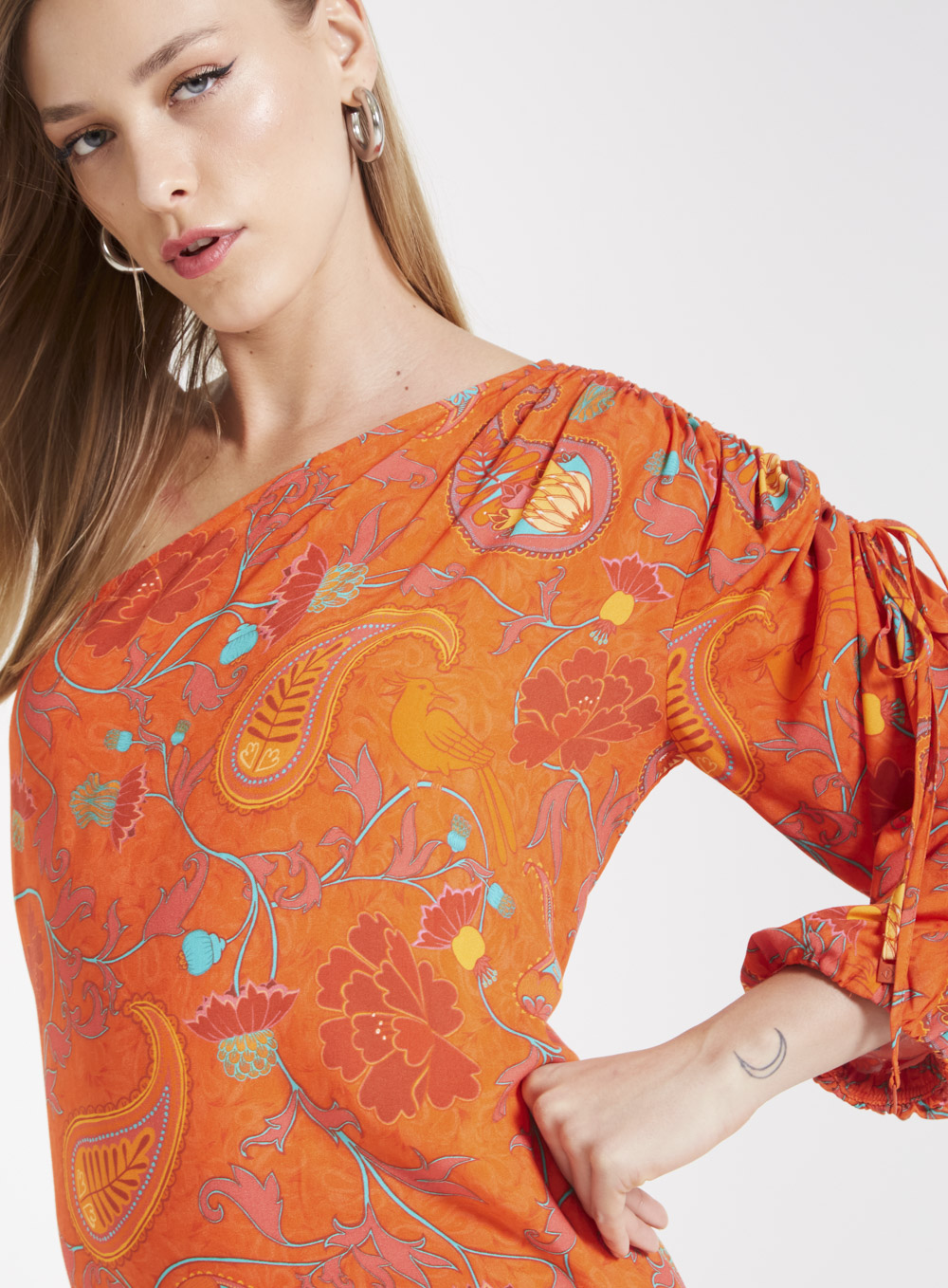 VESTIDO ESTAMPADO PP PAISLEY TROPICA