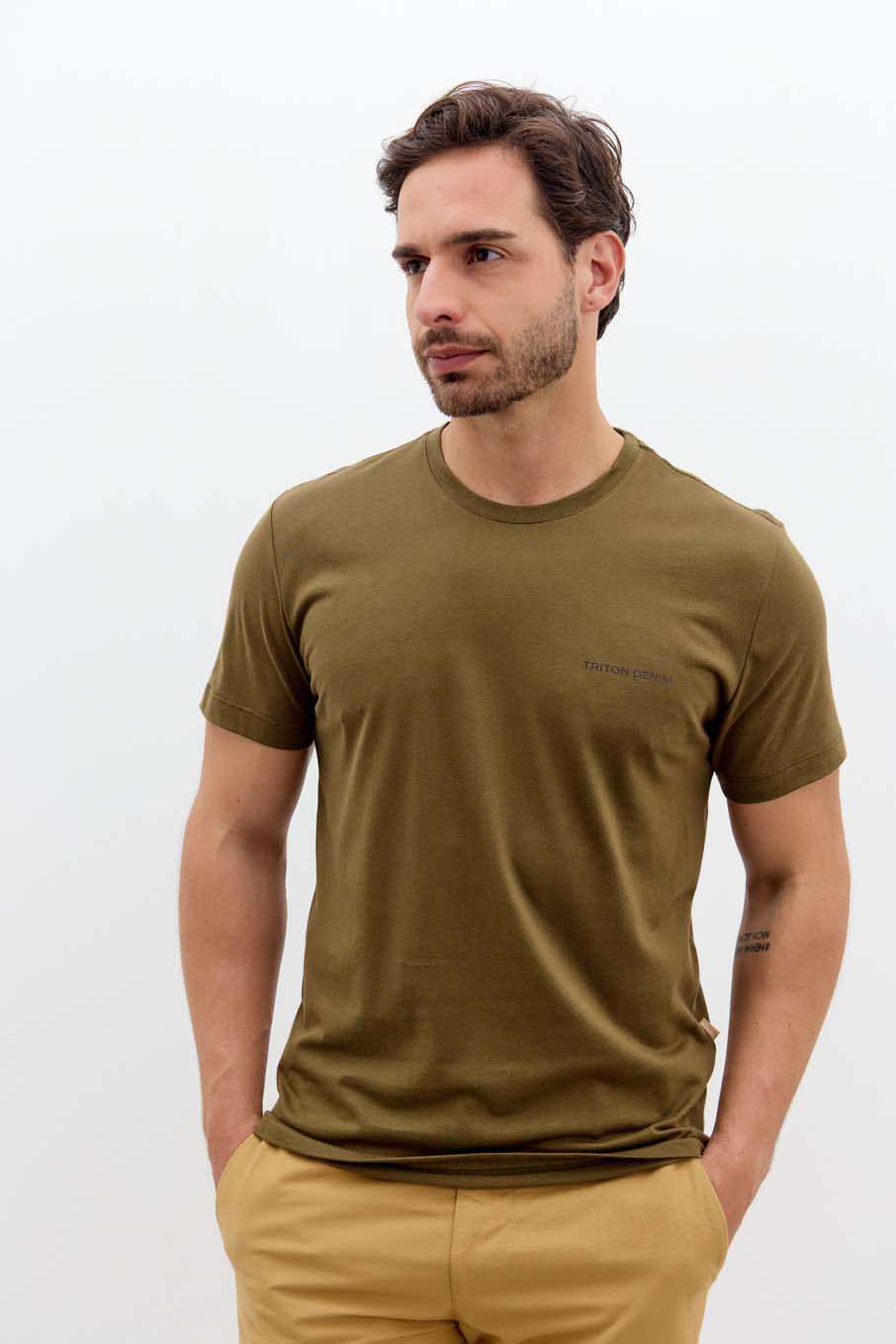 CAMISETA TRITON GG BRANCO