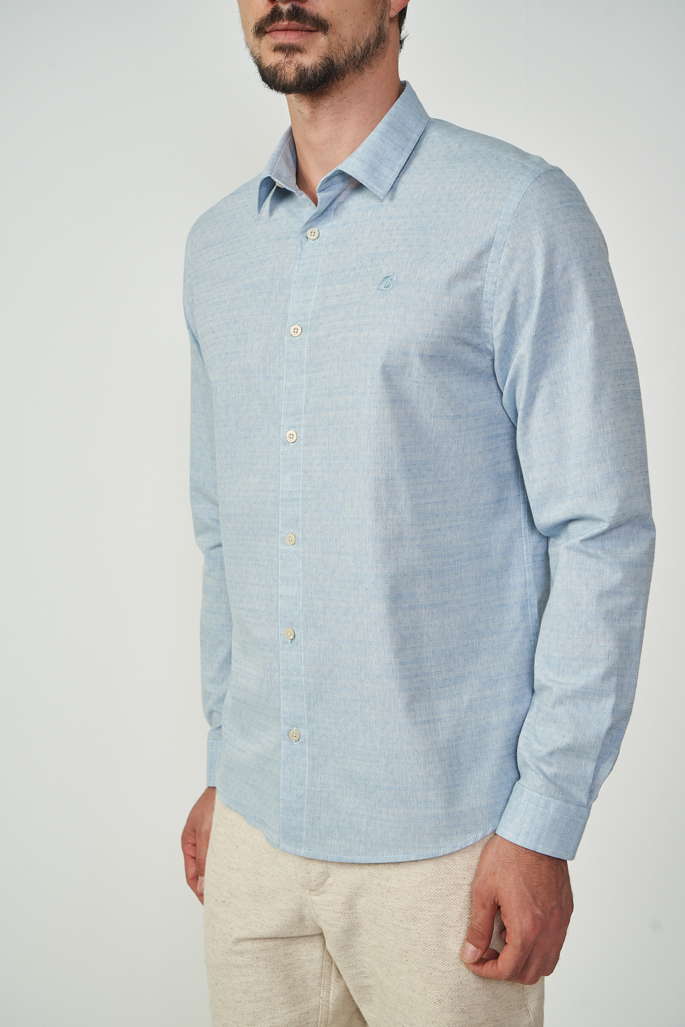CAMISA RELAX G AZUL/OFF