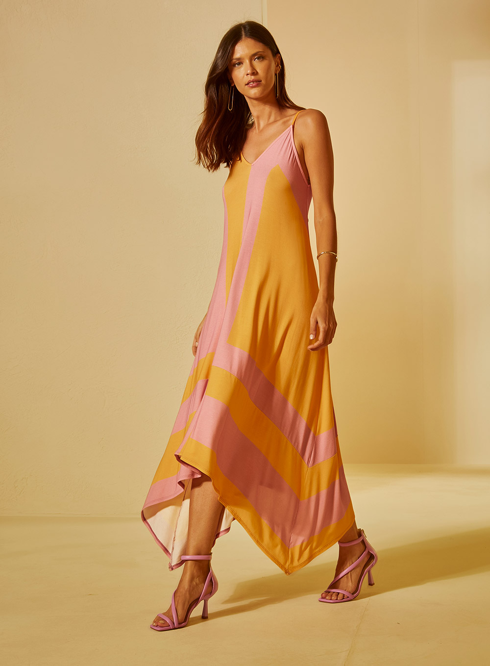 VESTIDO MIDI ESTAMPADO P POENTE