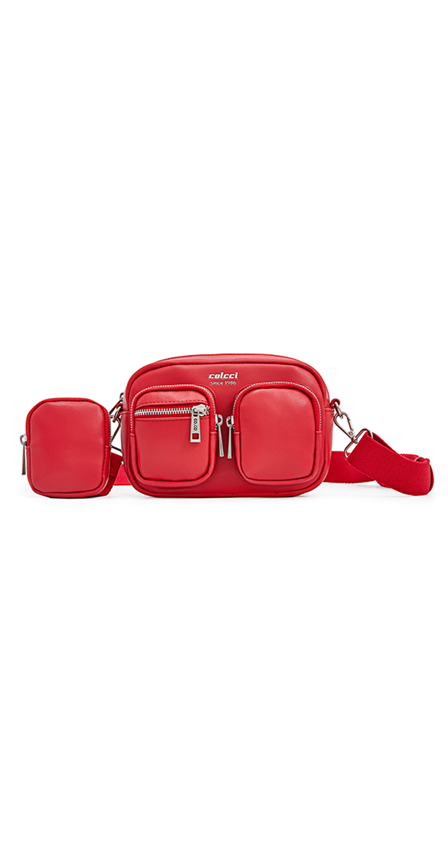 BOLSA COLCCI FEM CAMERA BAG CARGO LIS U CARAMELO