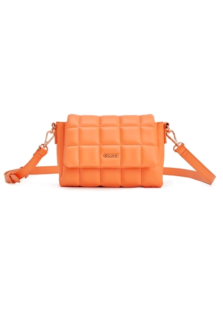 BOLSA FEM COLCCI CROSSBODY MATELASSE U LARANJA ETE