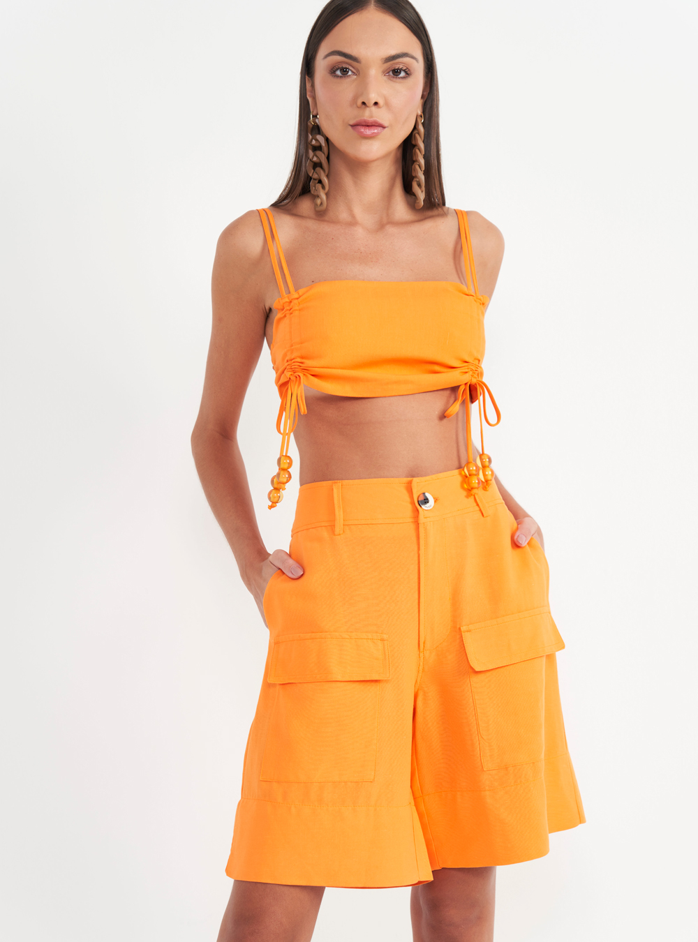 TOP LINHO M LARANJA HEAT