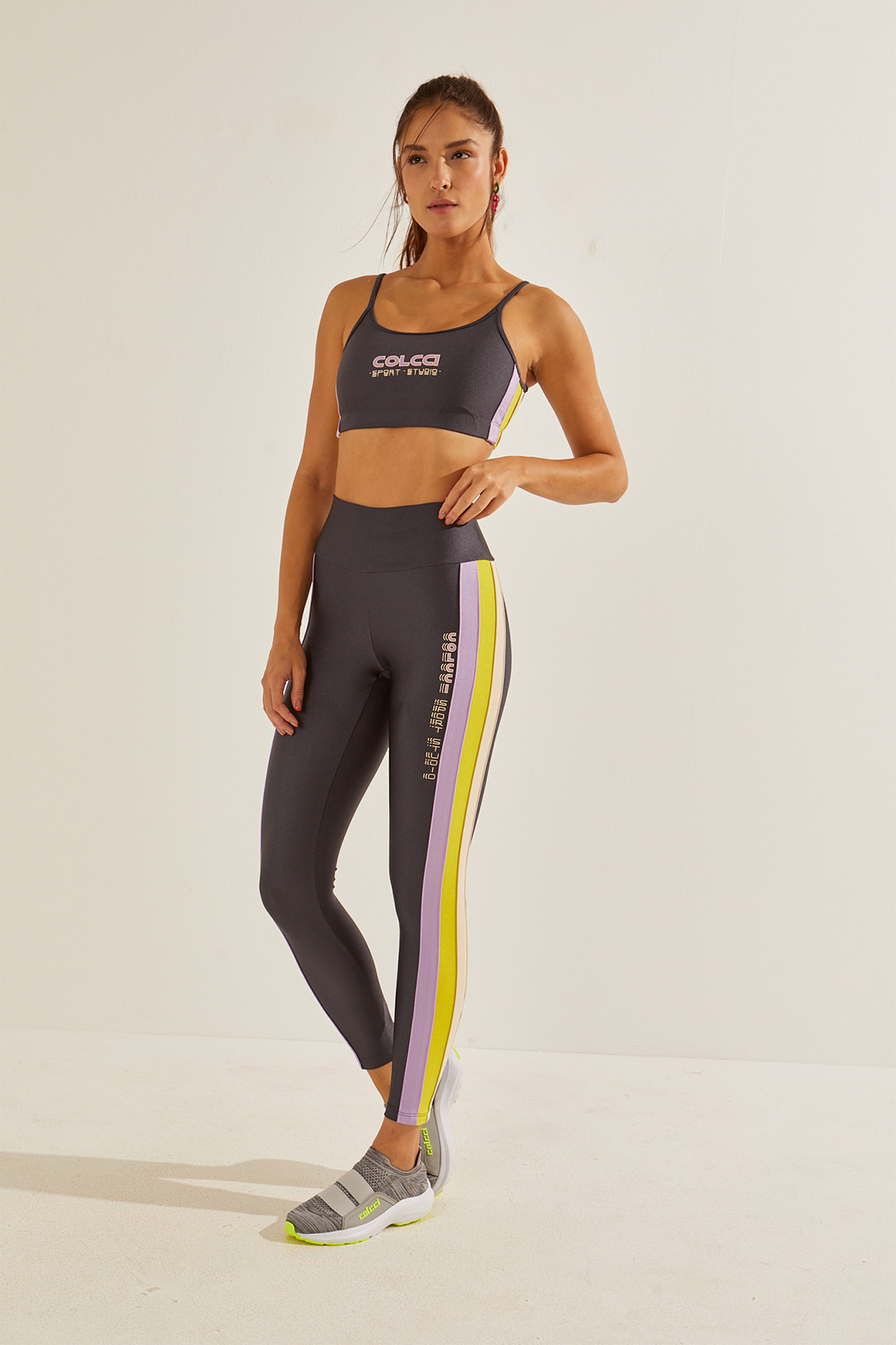 CALÇA LEGGING P CINZA ASFALTO