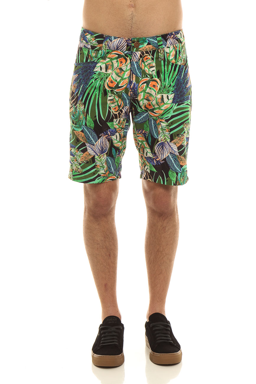 BERMUDA SARJA DAVI ESTAMPADA 42 MORERE