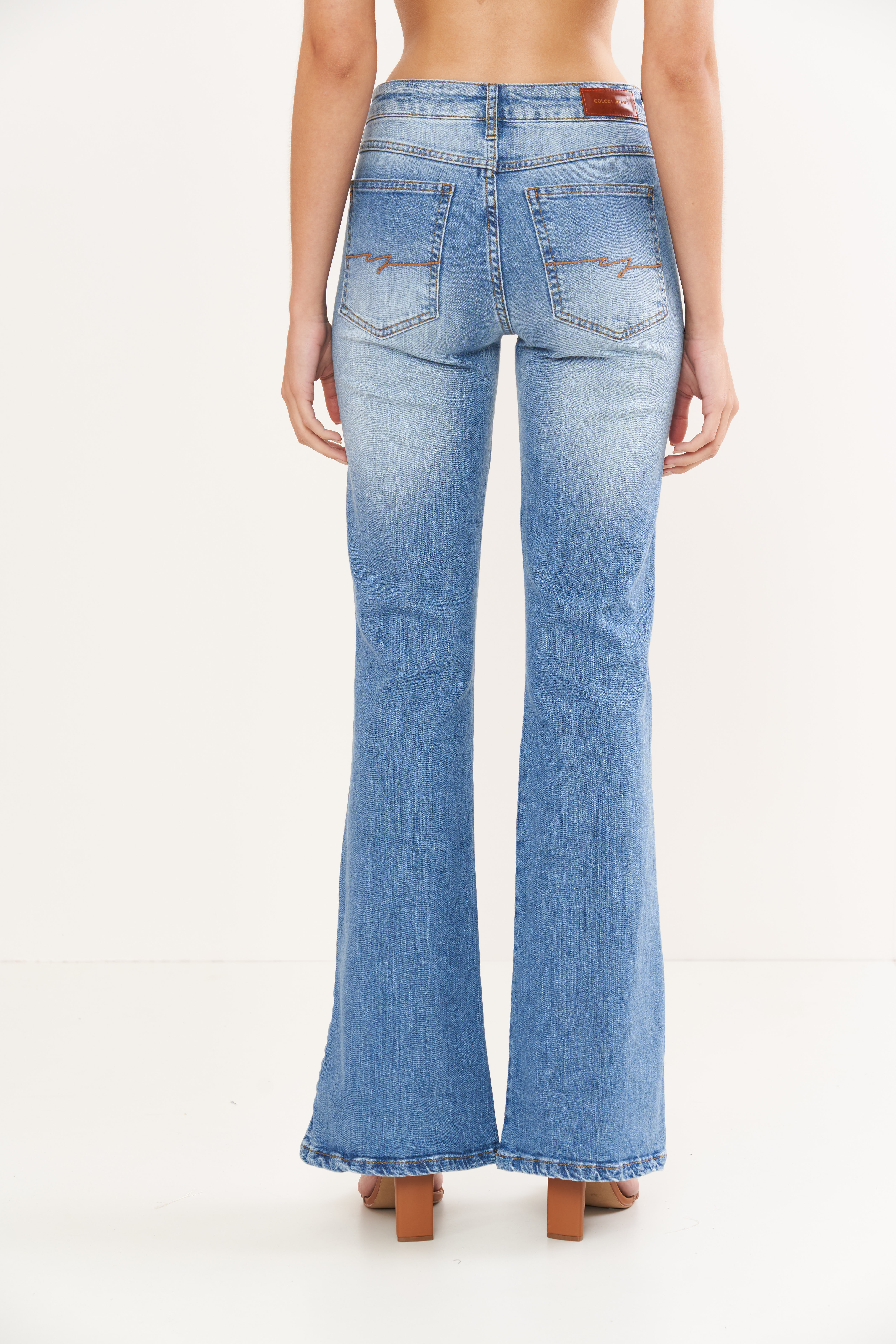 CALÇA JEANS NOVA YORK FLARE 42 INDIGO