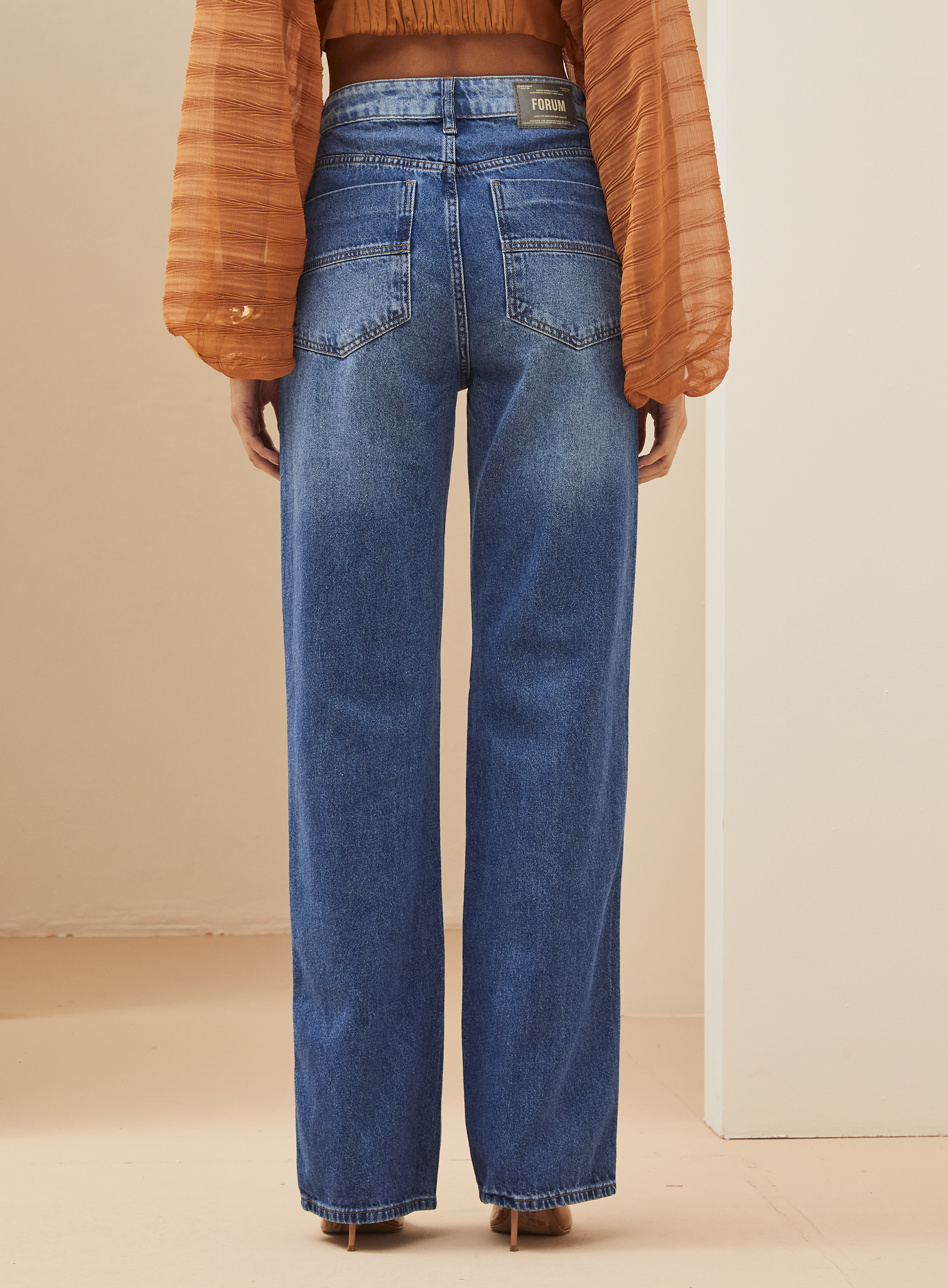 CALÇA JEANS BELLA 44 INDIGO