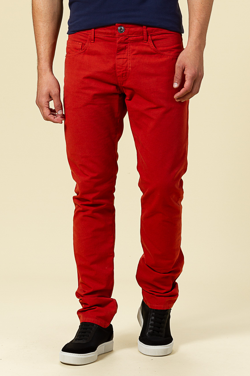 CALÇA SARJA PAUL SLIM 40 AZUL LIFE
