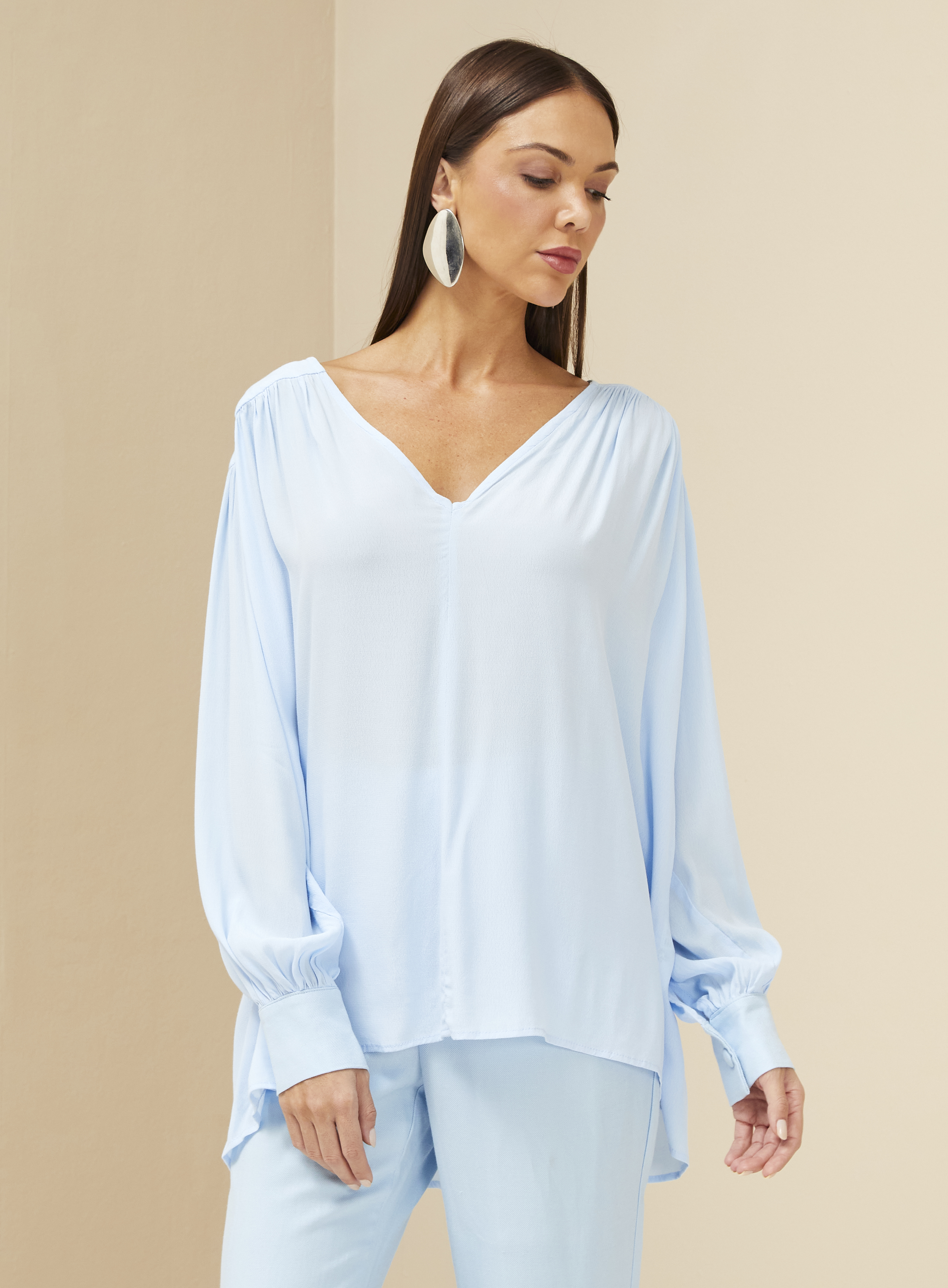 BLUSA FORUM M AZUL SKEY