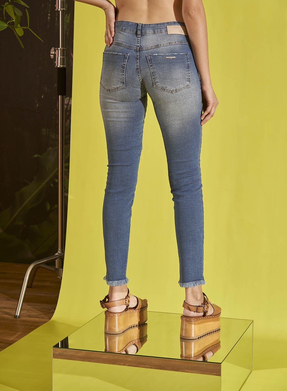 CALÇA JEANS FÁTIMA 46 INDIGO