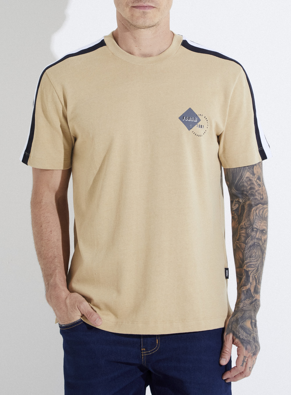 CAMISETA FORUM M BEGE INCENSE