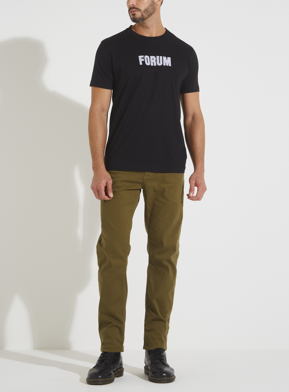 CALÇA SARJA PAUL SLIM 38 BEGE SOYBEAN