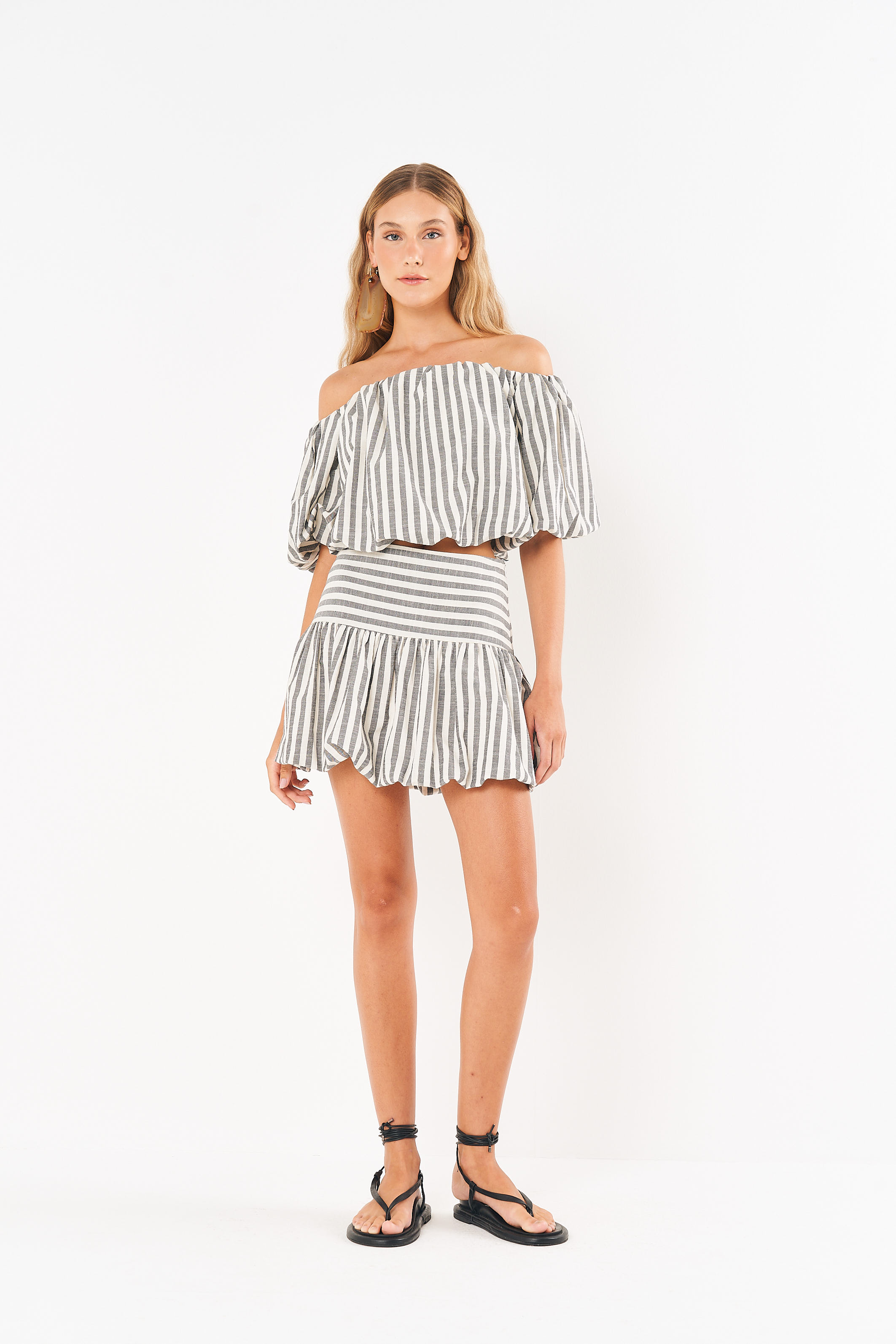 BLUSA LINHO LISTRADA M LISTRADO