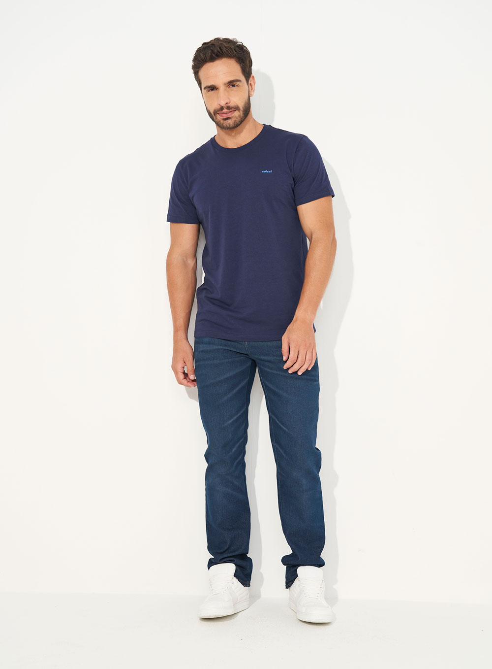 CALÇA JEANS ALEX SLIM 36 INDIGO