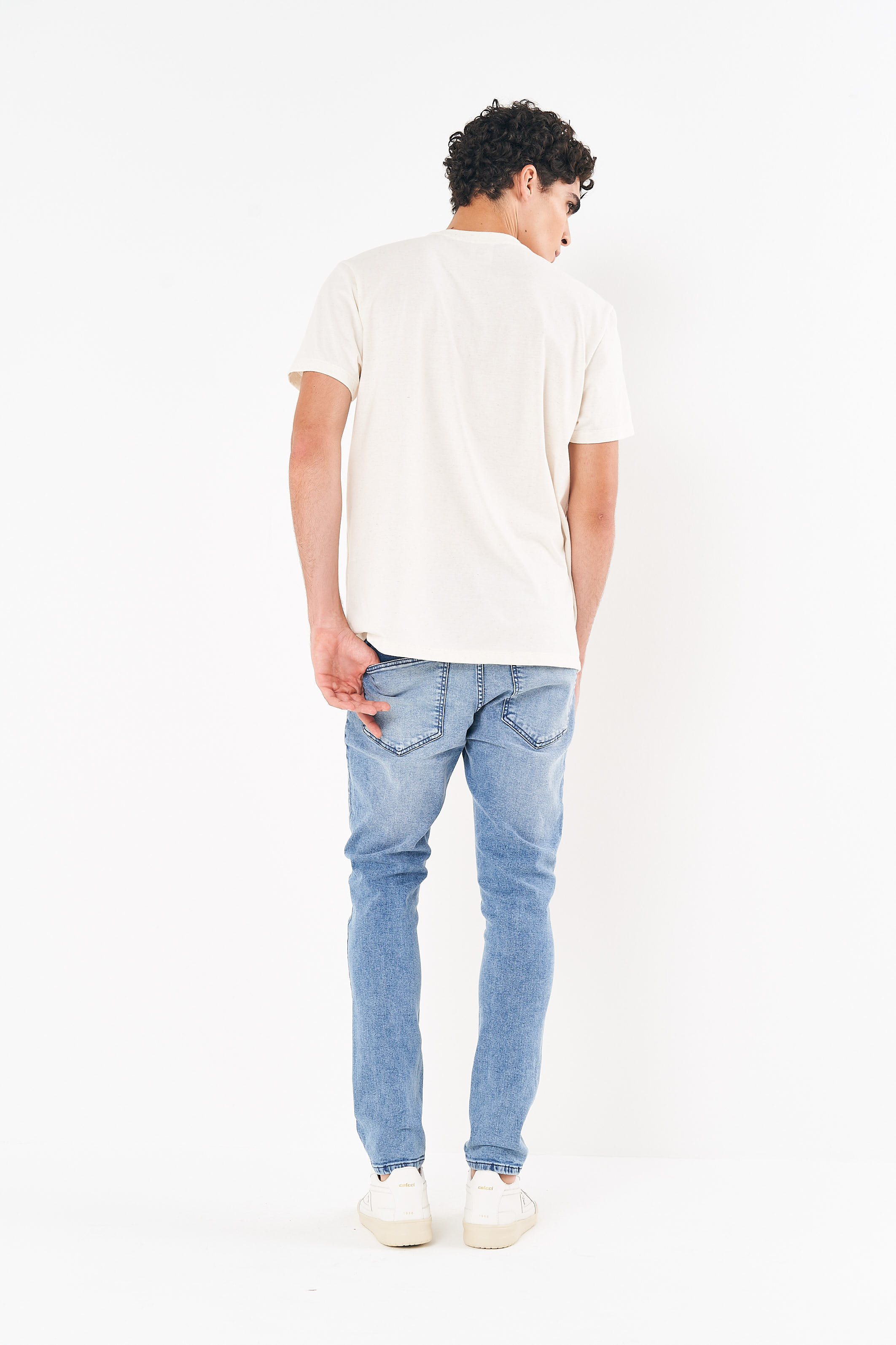 CAMISETA LINHO XGG OFF/BEGE