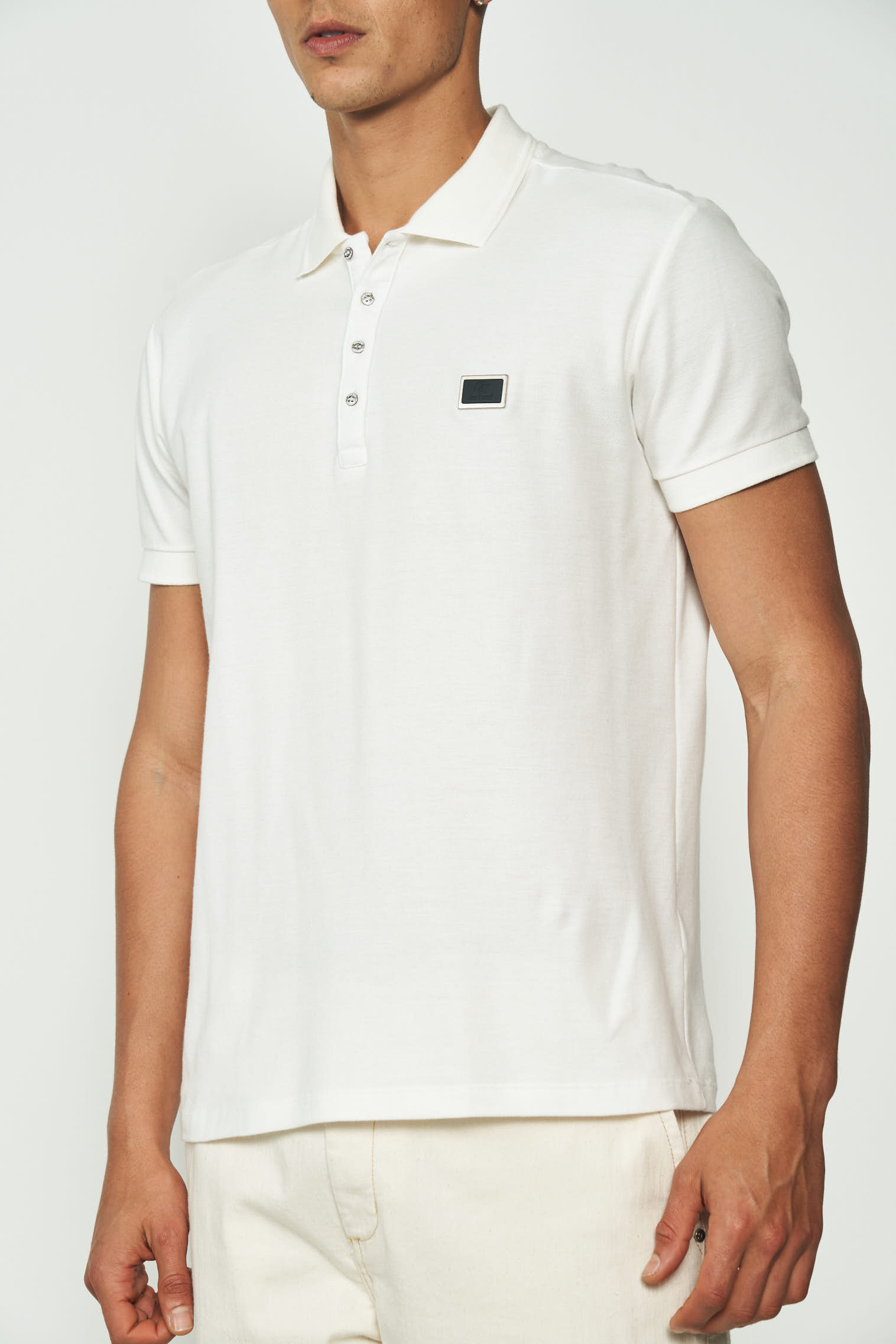 POLO  COLCCI P BEGE CINZAS
