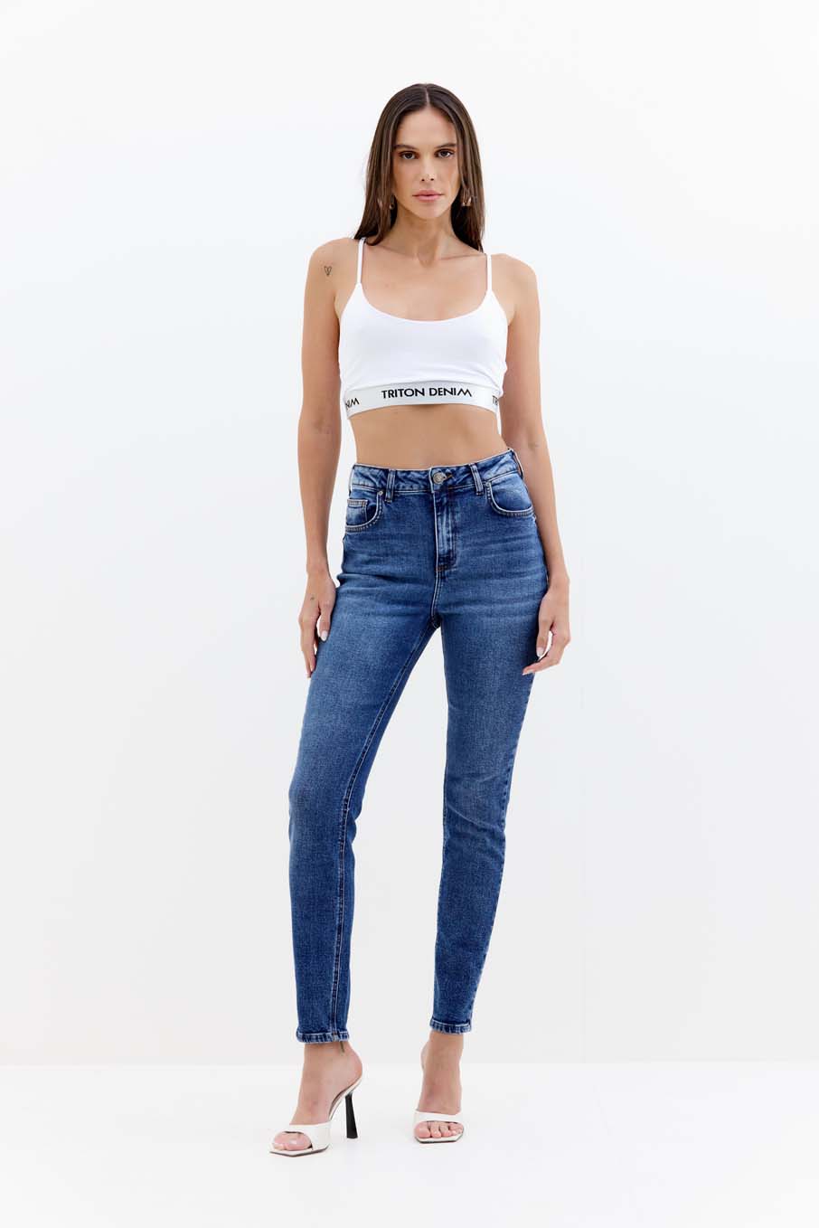 CALÇA JEANS GISELE 38 INDIGO