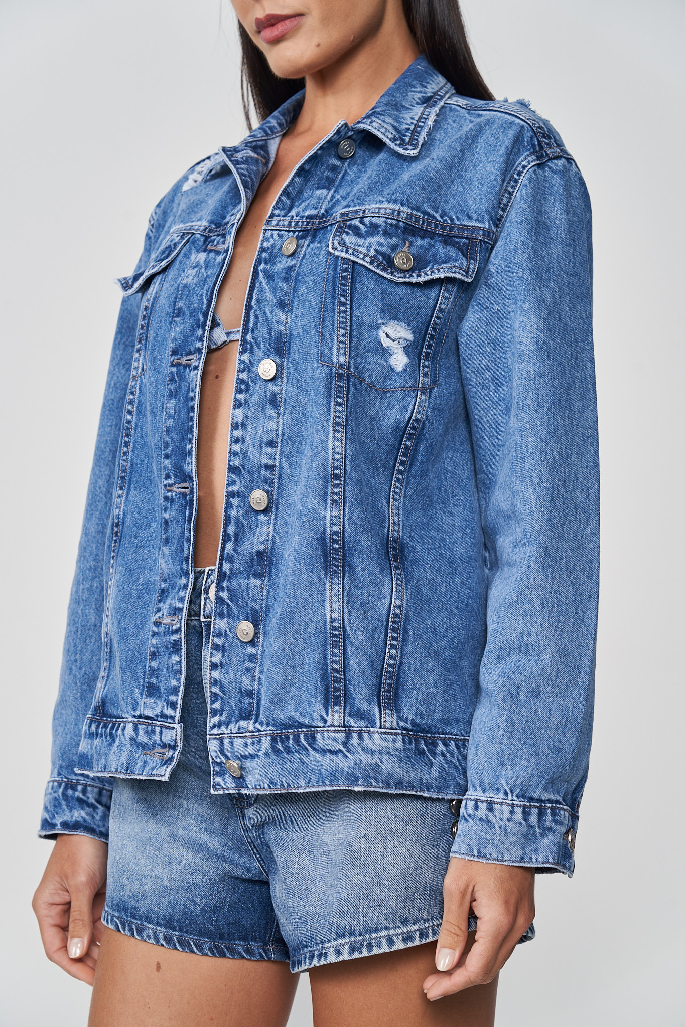 JAQUETA JEANS PP INDIGO