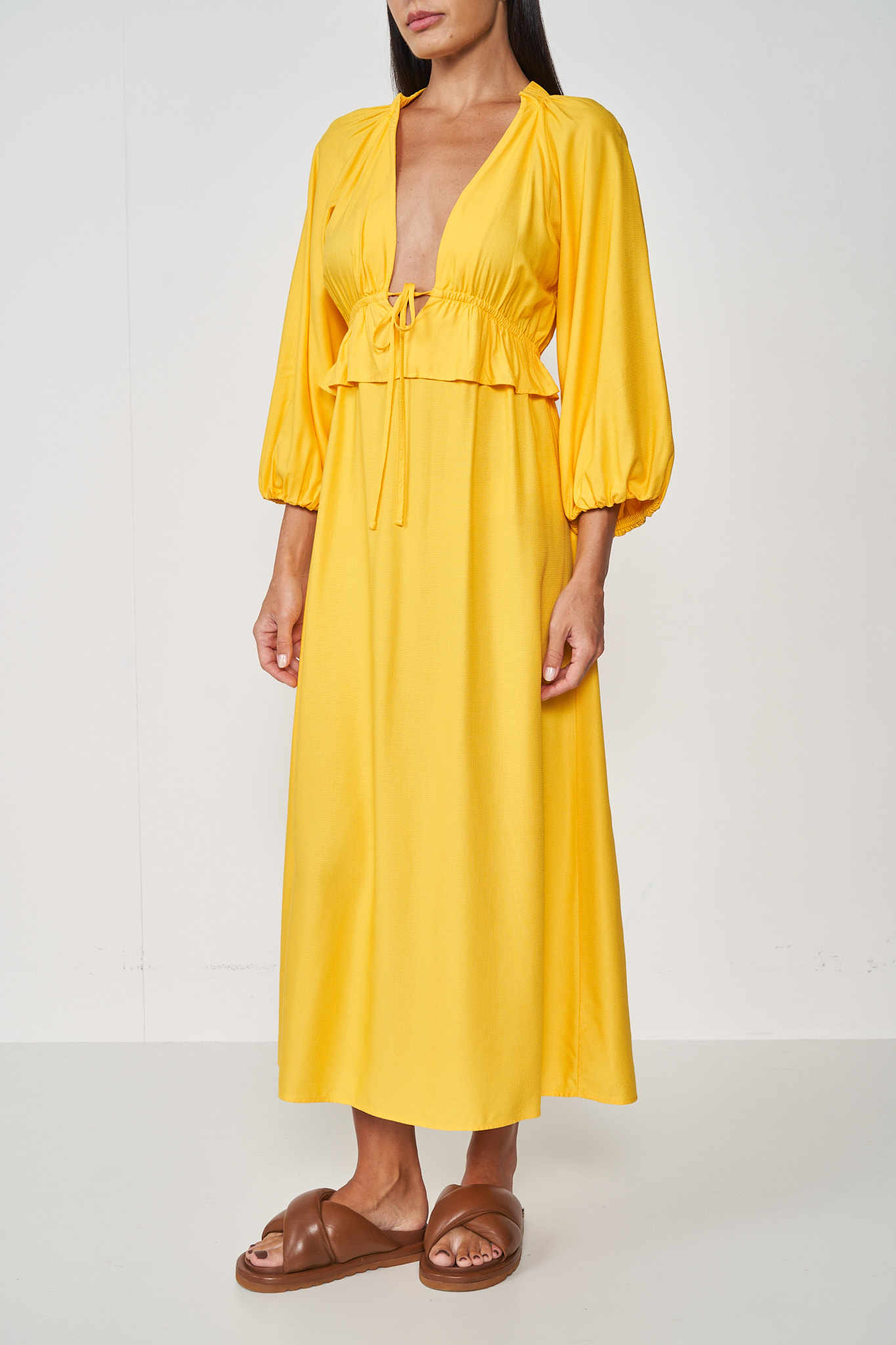 VESTIDO COLCCI G AMARELO MAVERA