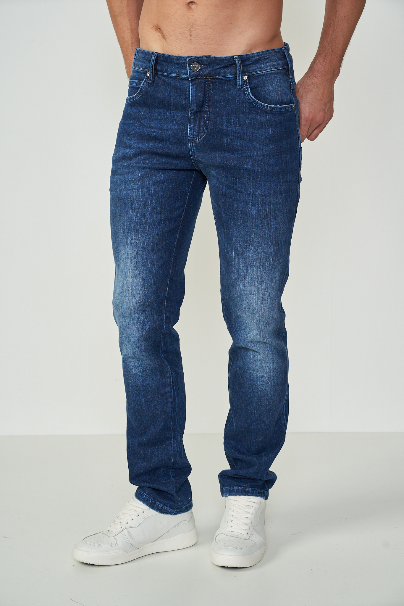 CALÇA JEANS ALEX SLIM 48 INDIGO