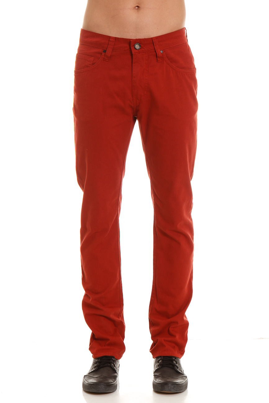 CALCA SARJA FELIPE 38 VERMELHO GINGER