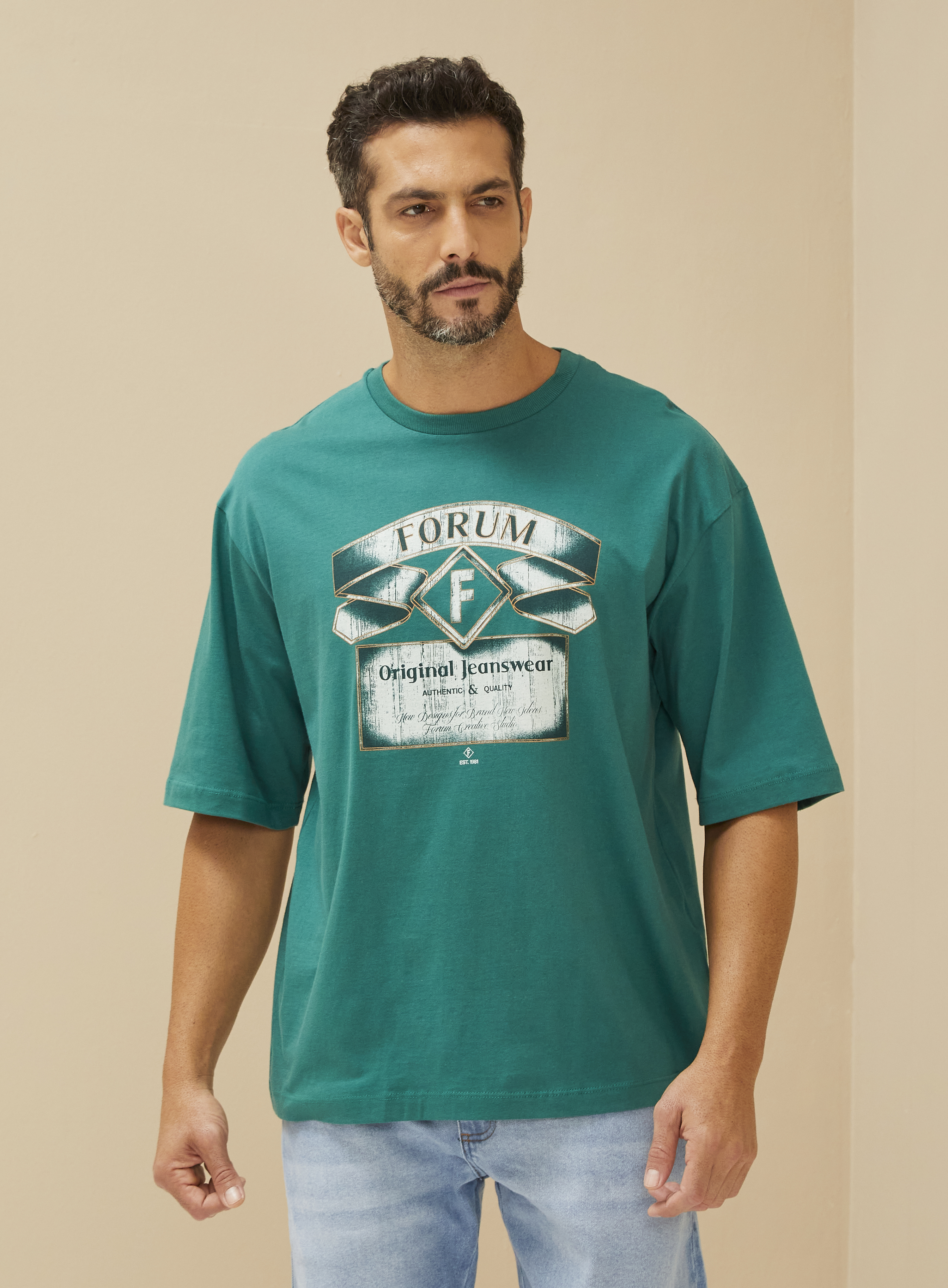 CAMISETA FORUM GG VERDE ACRA