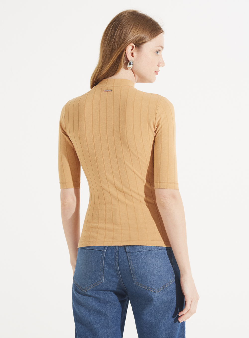 BLUSA CANELADA P BEGE BELGATI