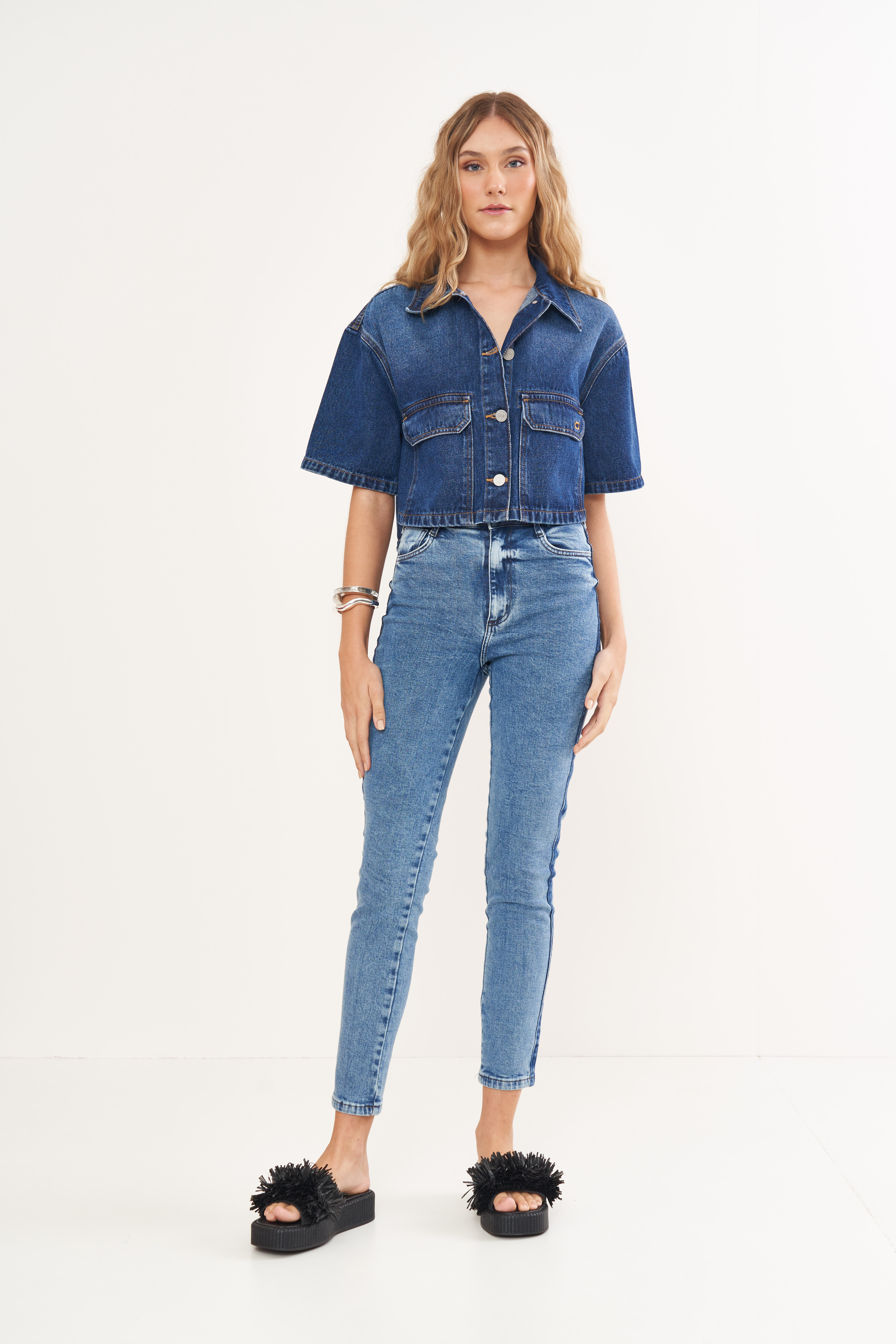CALÇA JEANS MADRID STRETCH 36 INDIGO