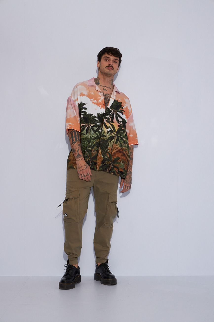 CAMISA ESTAMPADA OVER RESORT M CIUDAD DE TULUM
