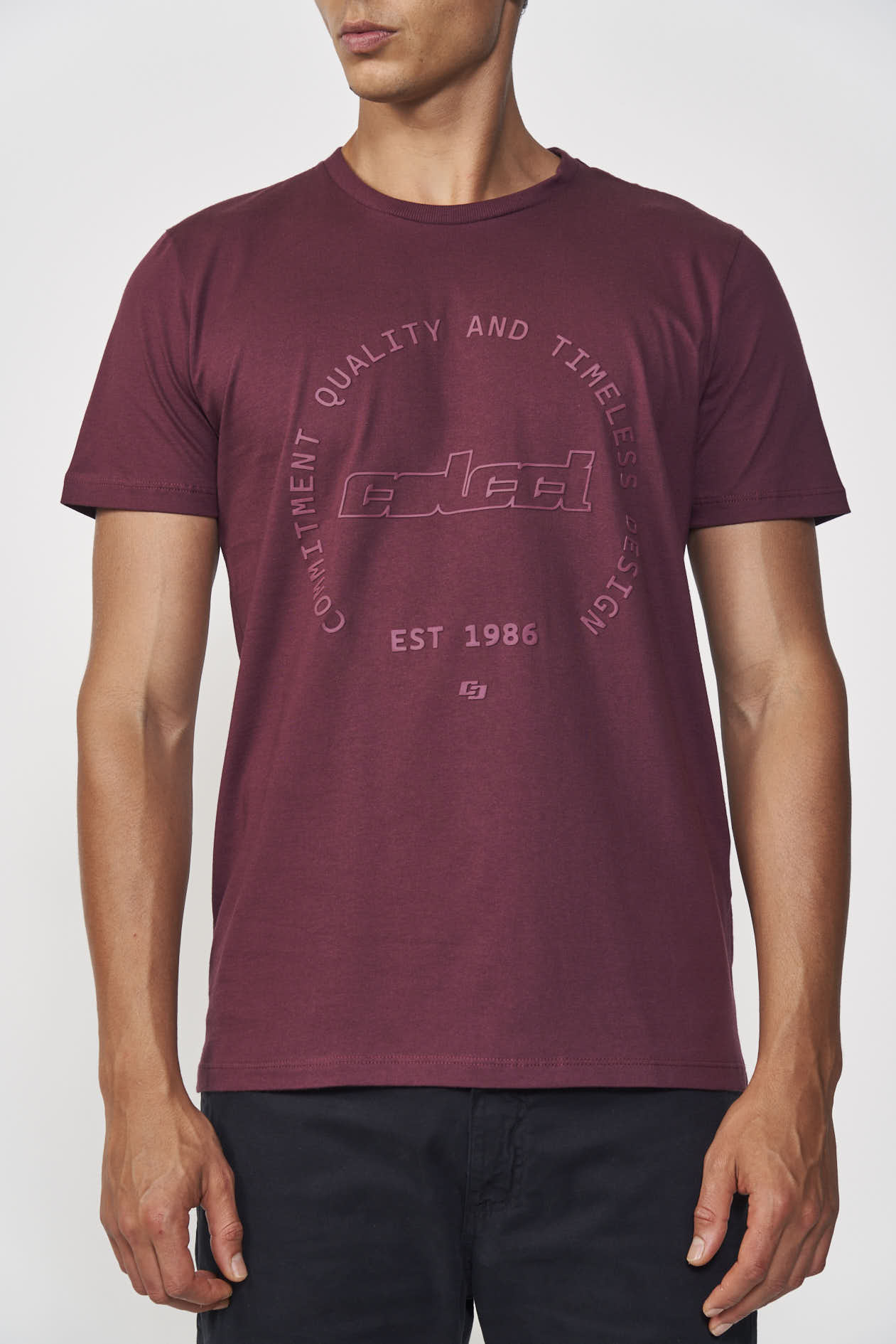 CAMISETA COLCCI GG BORDO PUNCH