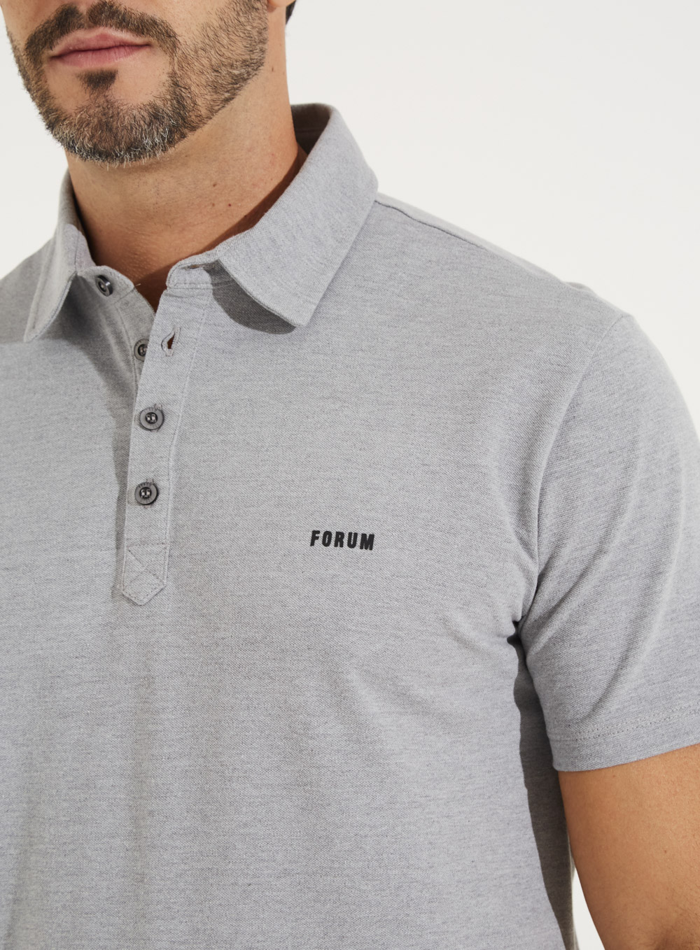 POLO FORUM M CINZA PEWTER