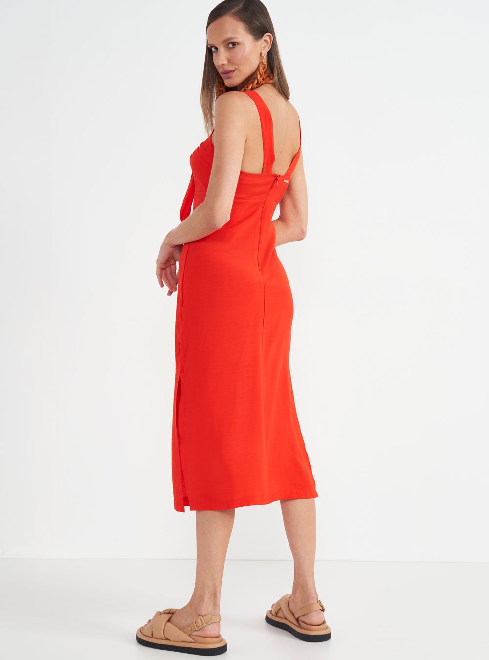 VESTIDO COLCCI P BEGE LEBLANC