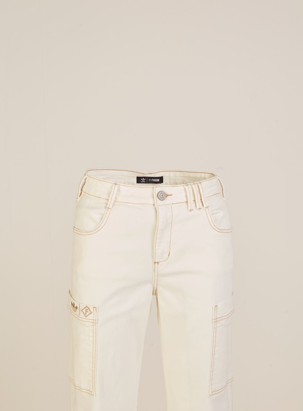 CALÇA SARJA RAQUEL WIDE LEG 44 OFF SHELL