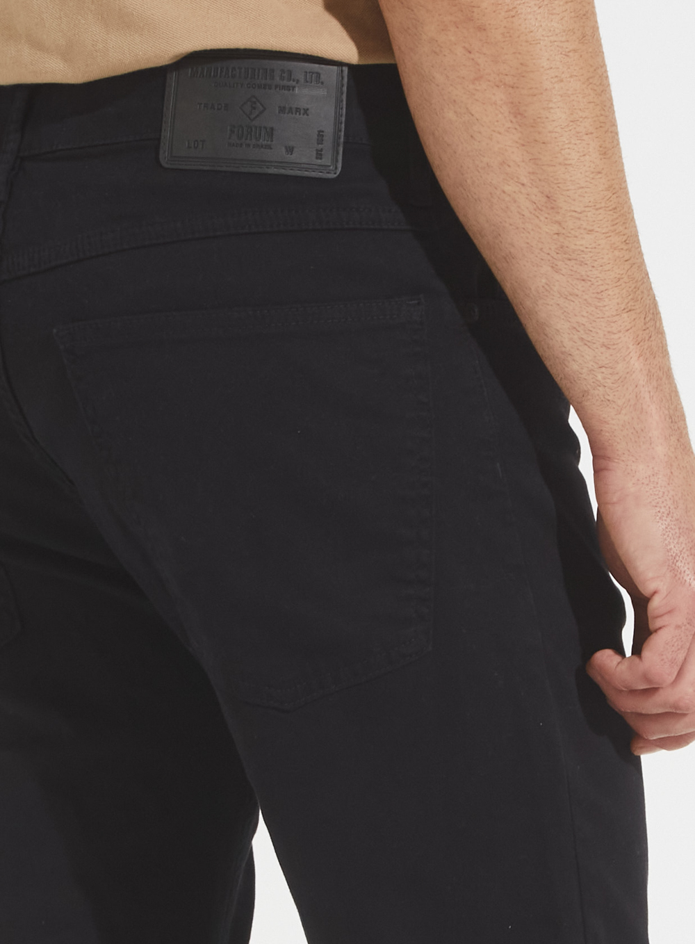CALÇA SARJA ALEXANDRE 42 PRETO