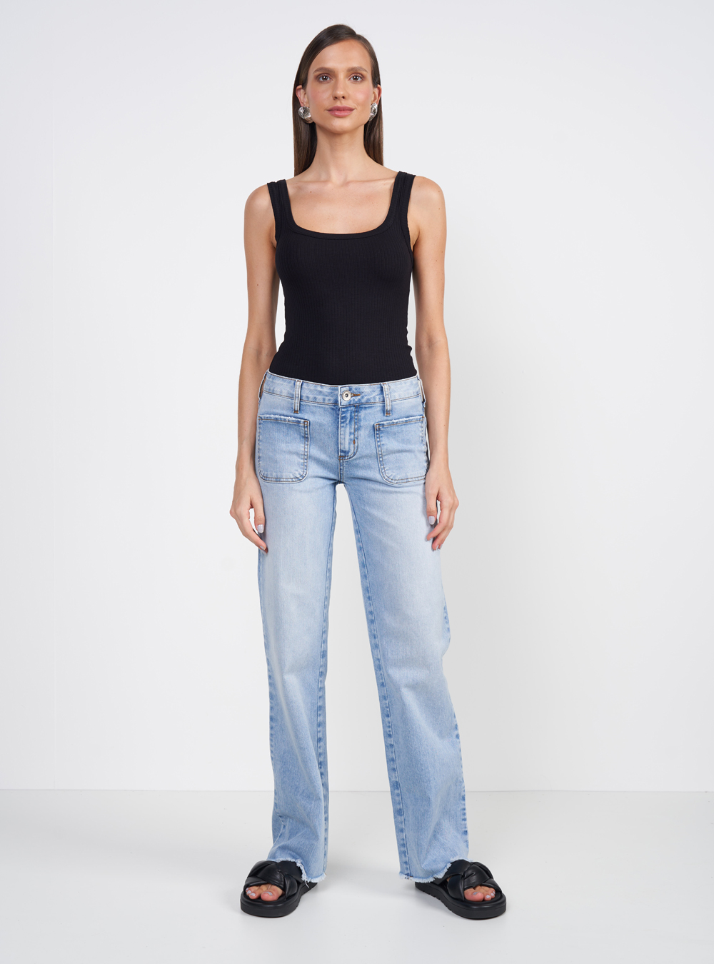 CALÇA JEANS BRUNA LOW 36 INDIGO