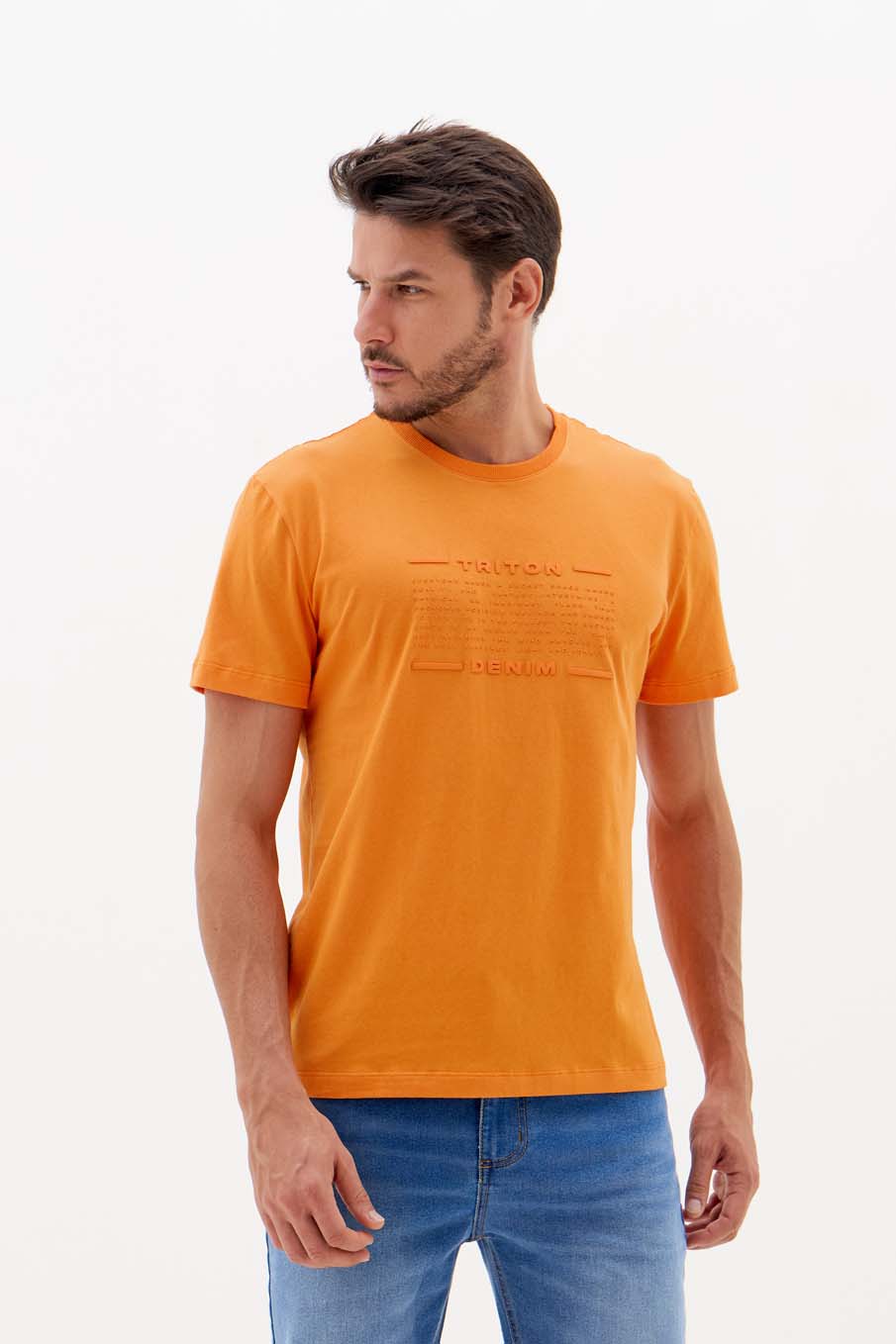 CAMISETA TRITON GG LARANJA SALMONA