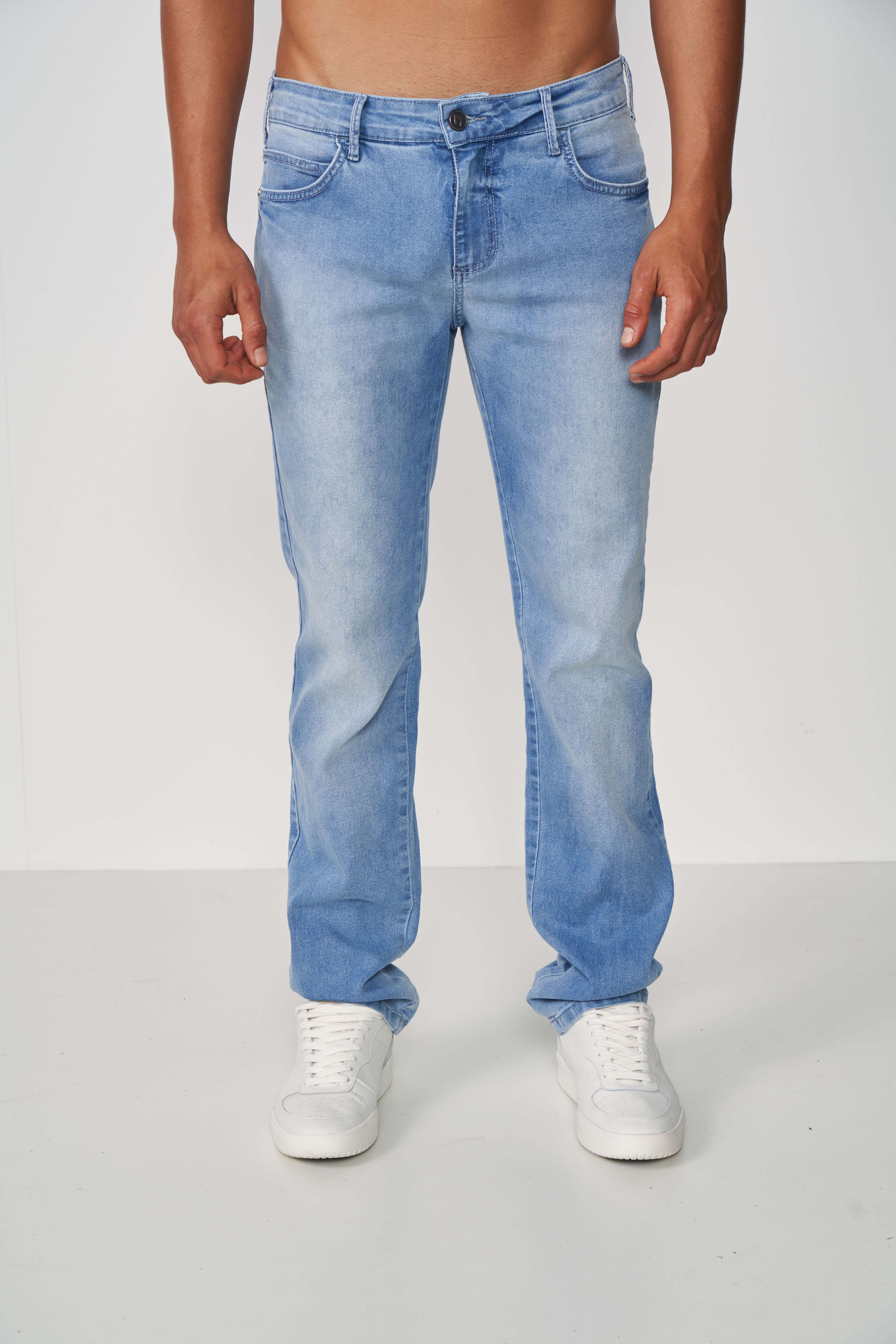 CALÇA JEANS ALEX SLIM 44 INDIGO