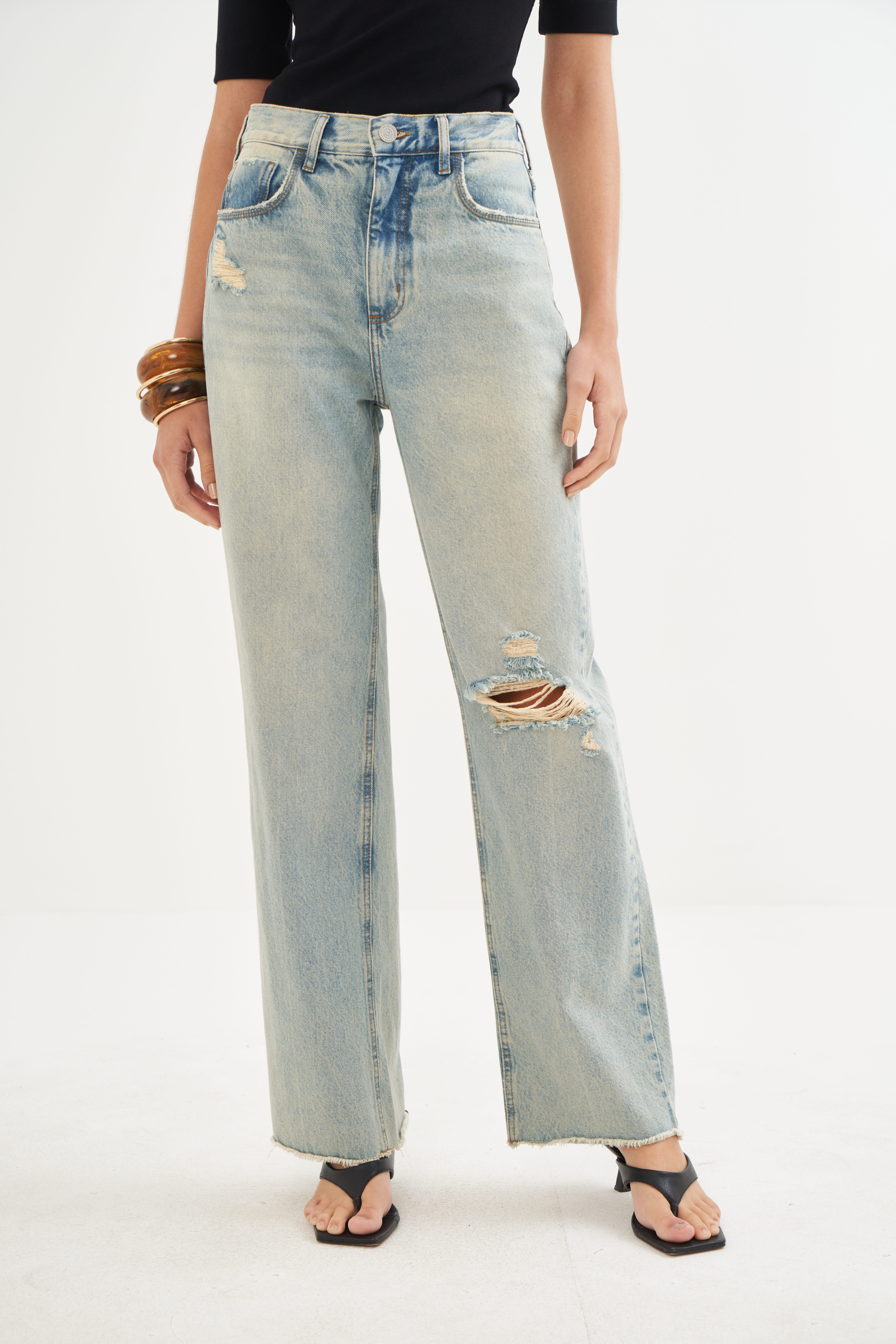CALÇA JEANS BARCELONA 42 INDIGO