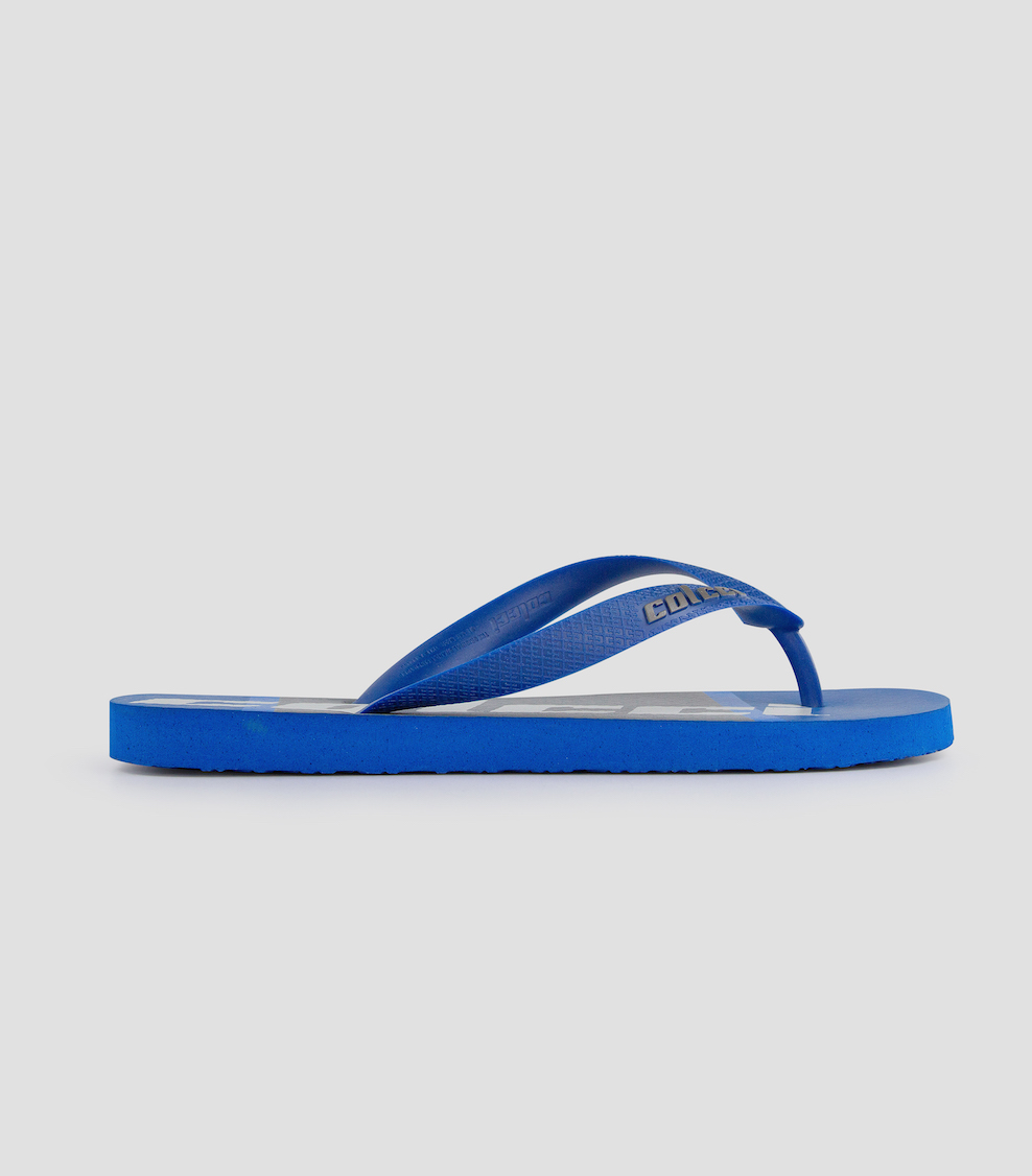 CHINELO MASC COLCCI LOGOMANIA 37-38 AZUL ULTRA BLU