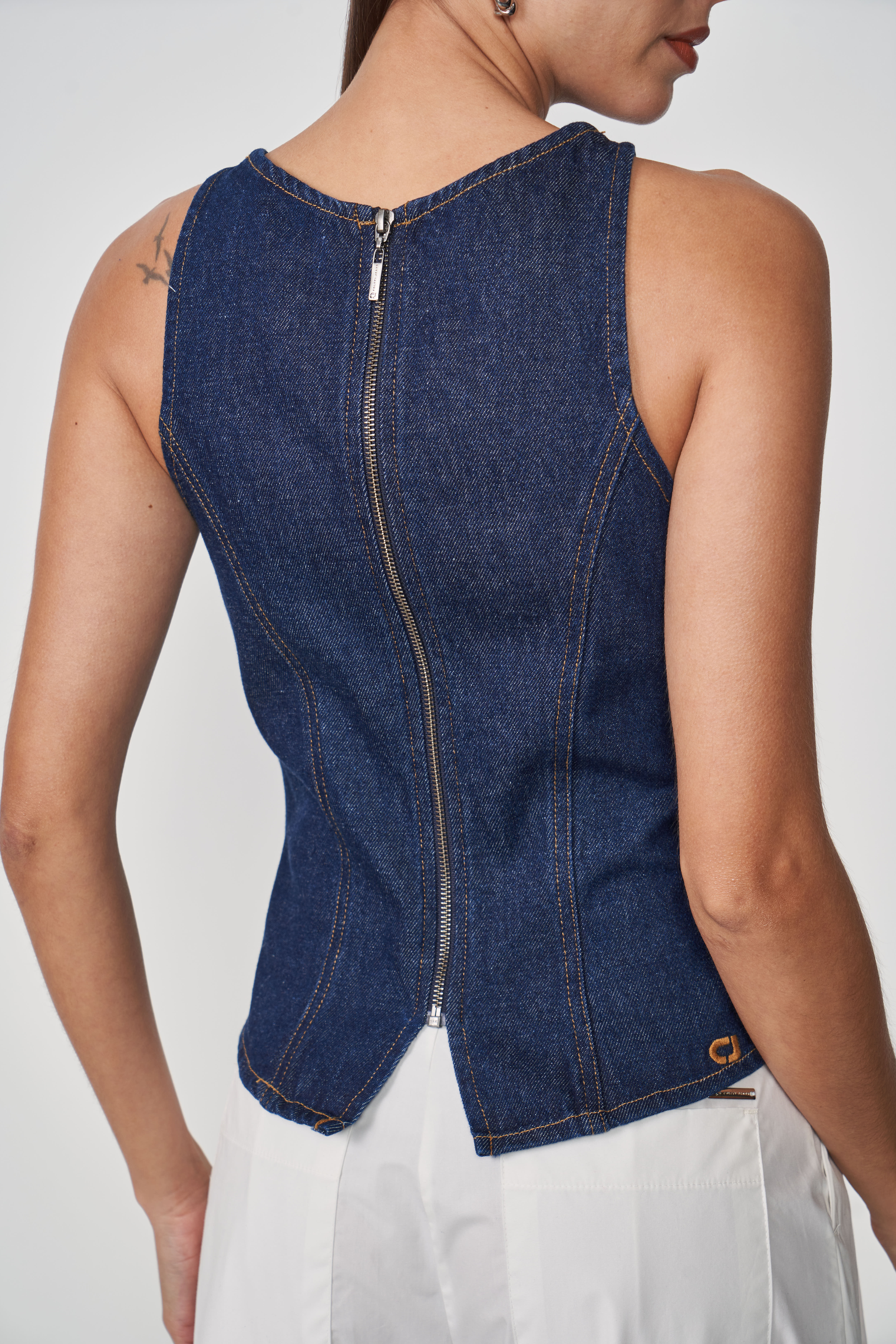 BLUSA JEANS PP INDIGO