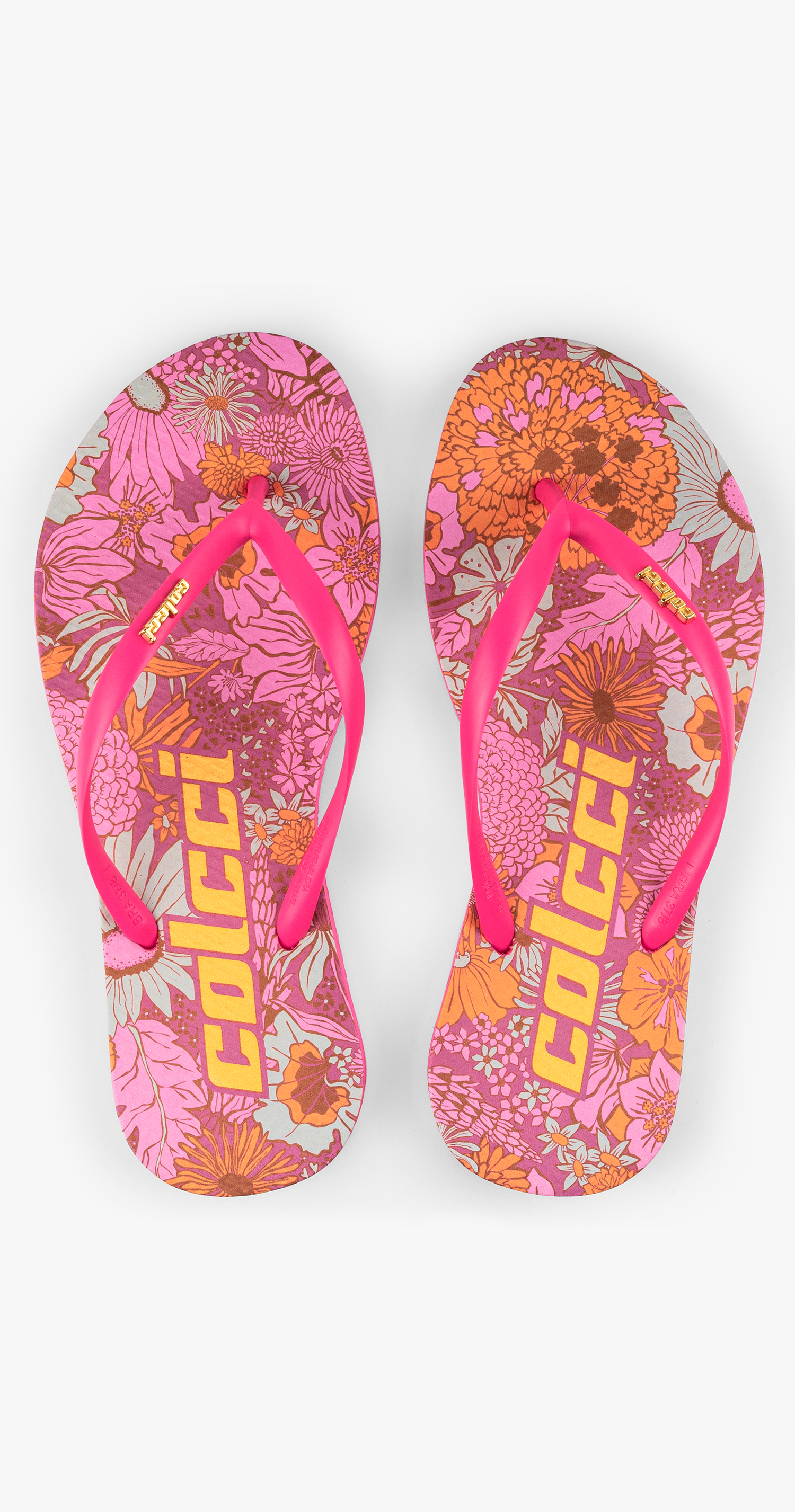 CHINELO FEM COLCCI FLORATA 39-40 VERDE DILLE