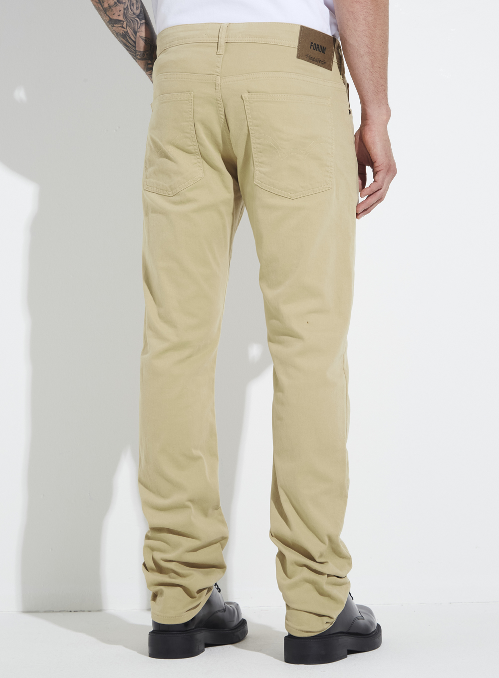 CALÇA SARJA PAUL SLIM 48 BEGE INCENSE